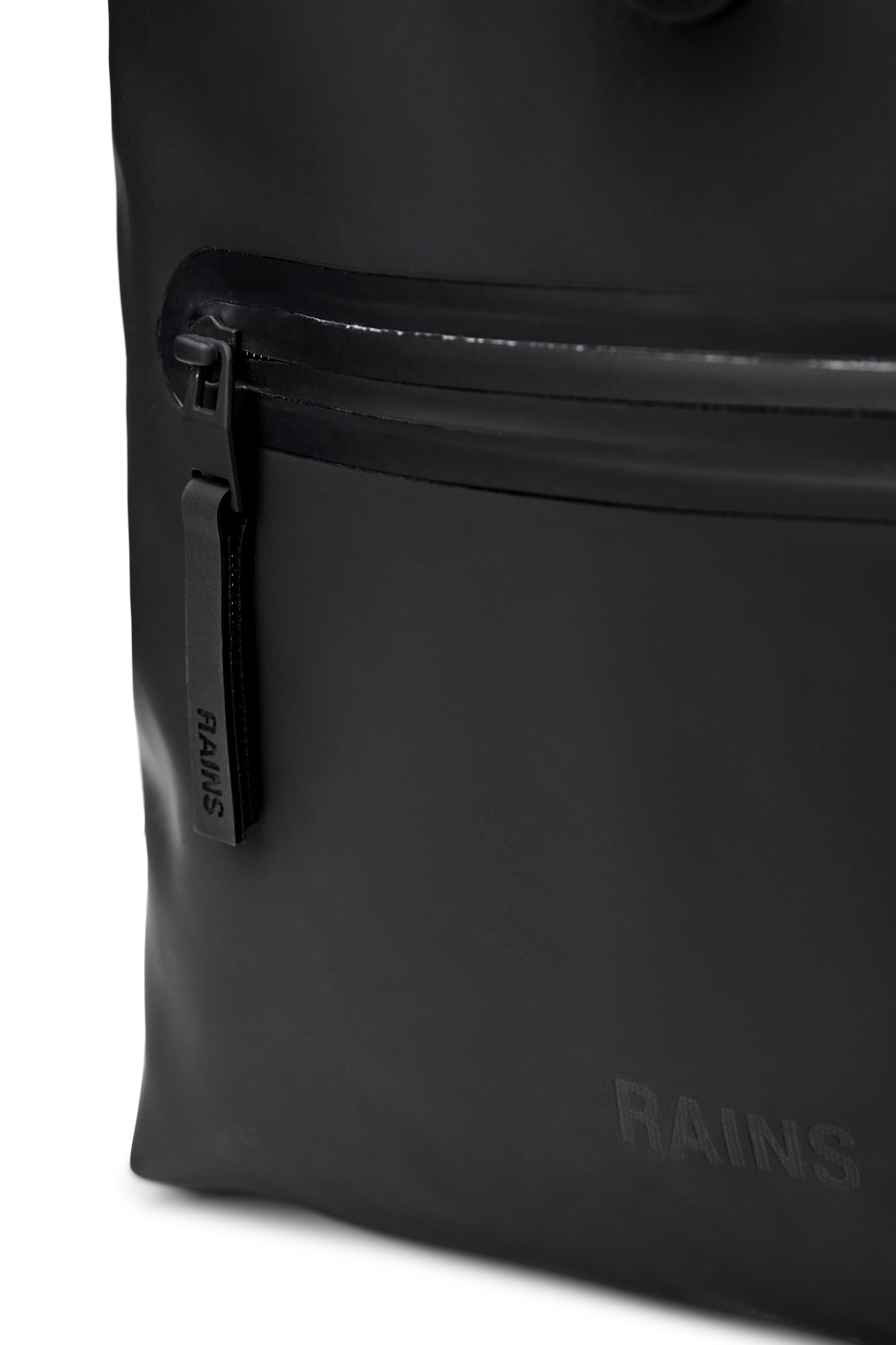 RAINS Rolltop Rucksack W3 Black