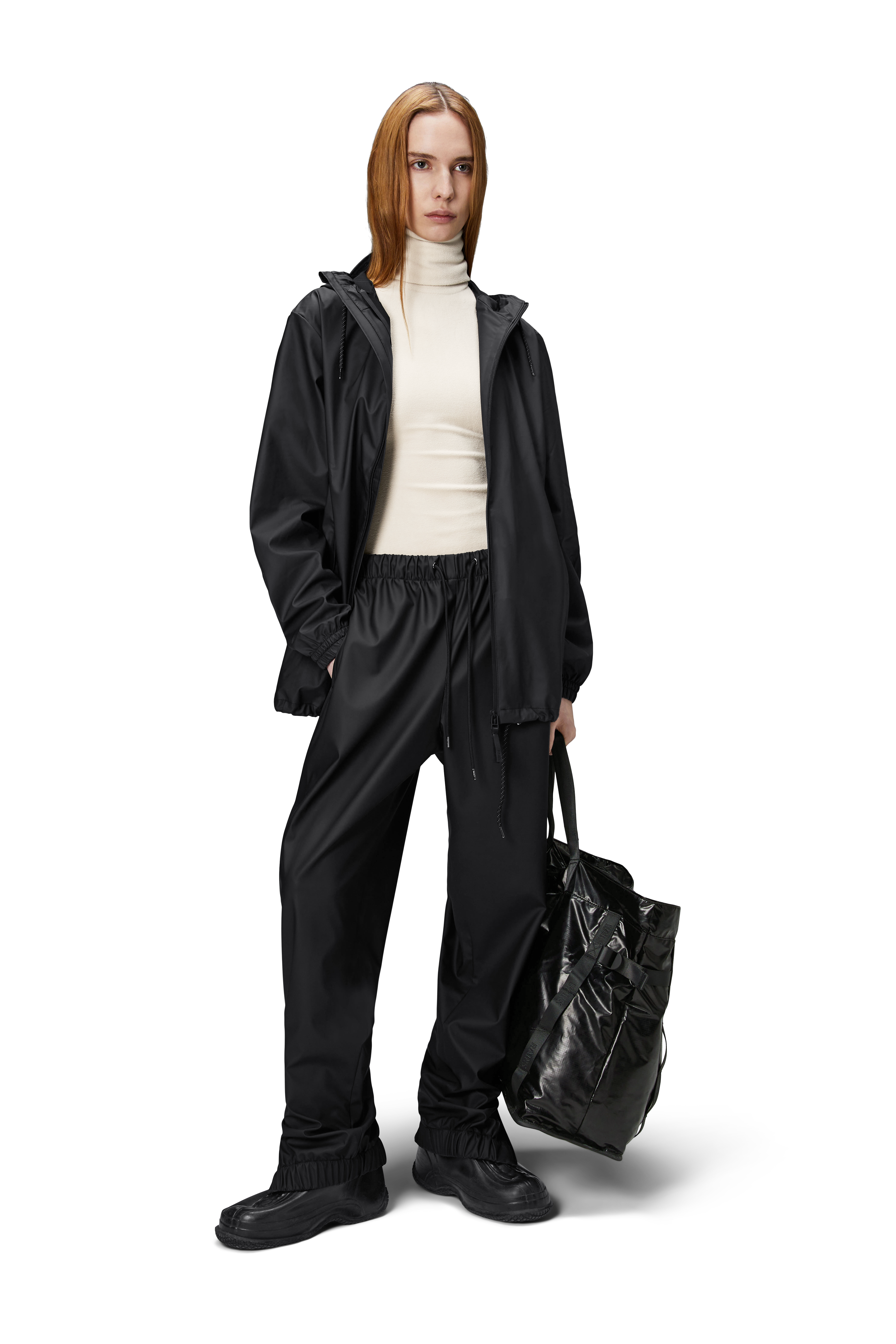 Rains Pants Regular Black