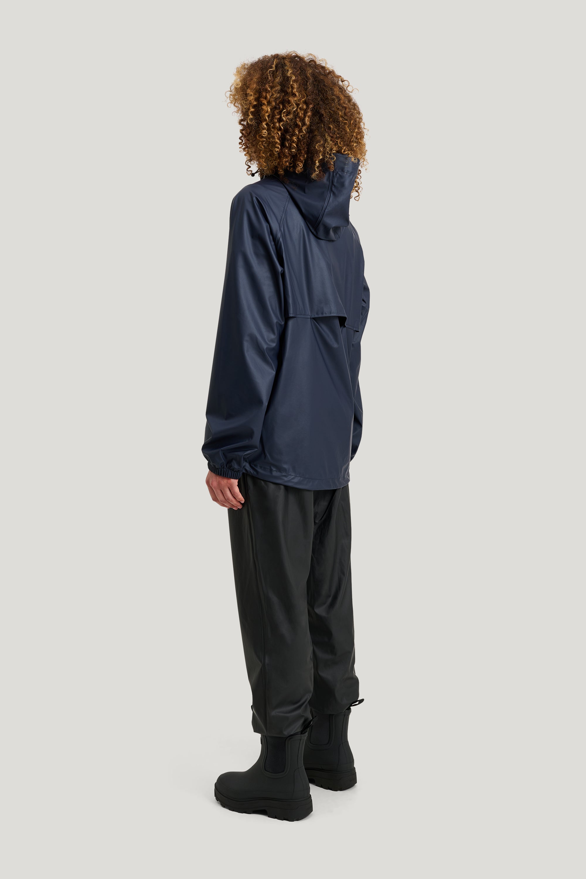 Tretorn Packable Rainbreaker set Navy Blaze