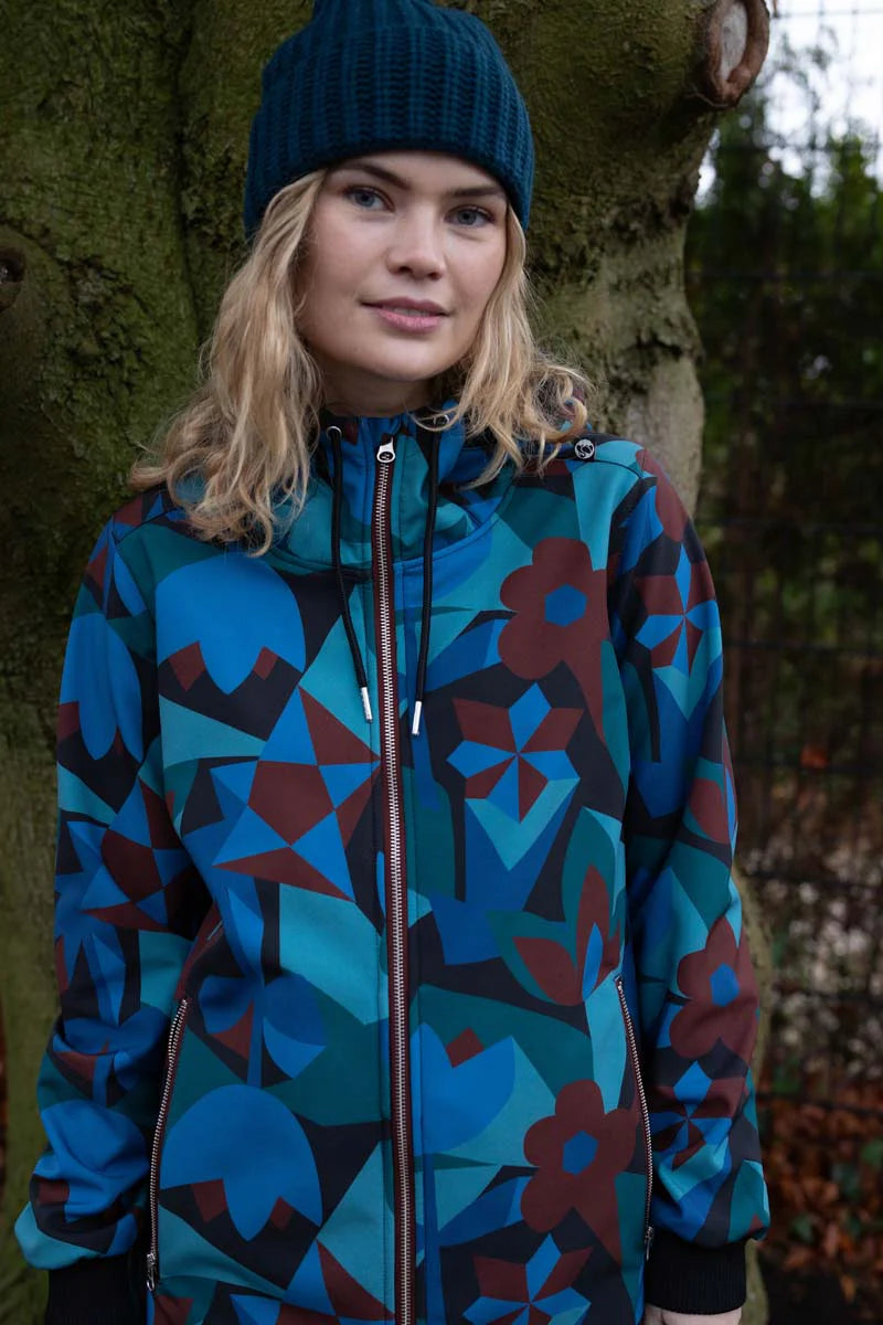 Danefae Softshell Regenmantel Danejane Damen Blau