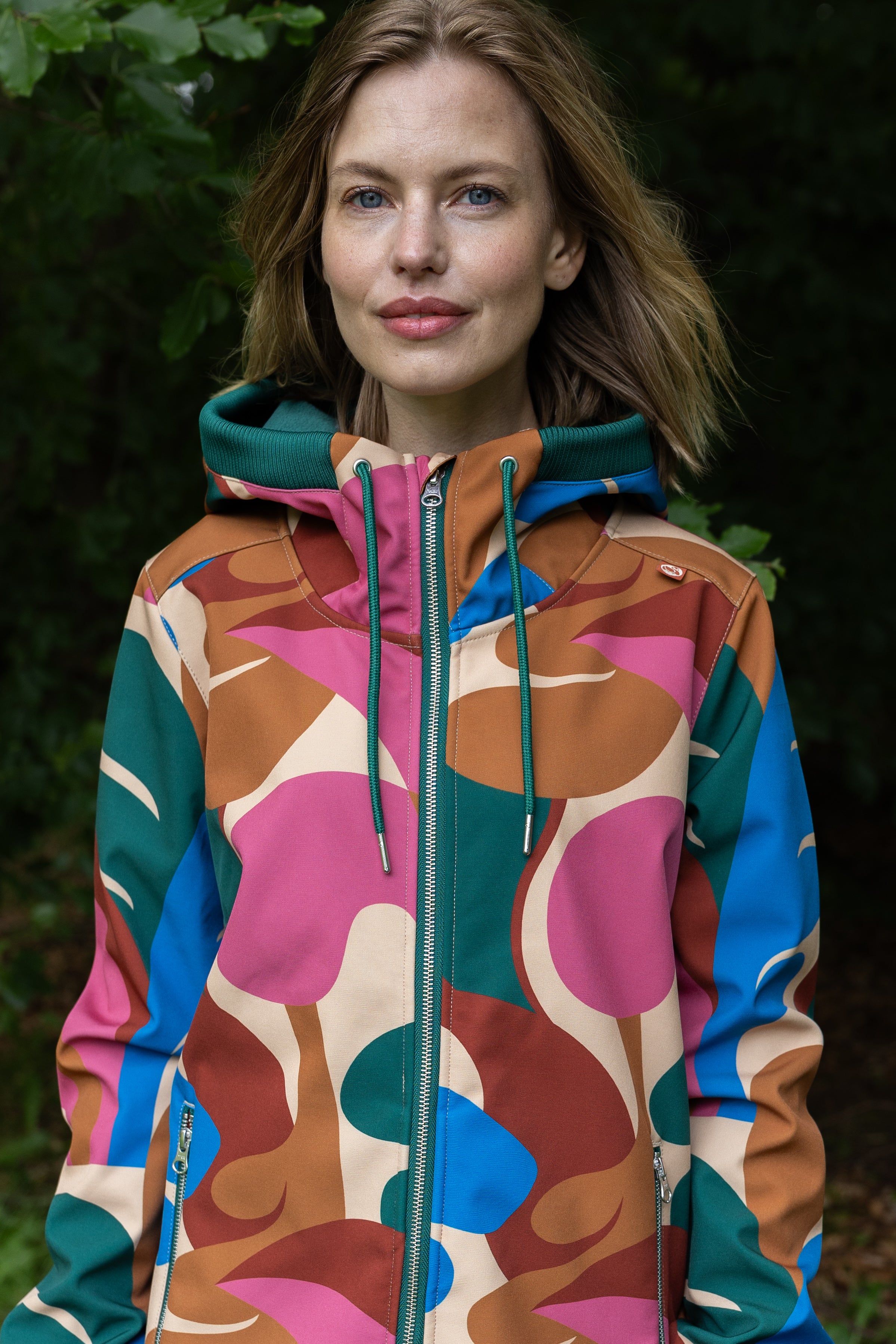 Danefae Softshell Regenjas Danejane Nougat Trops