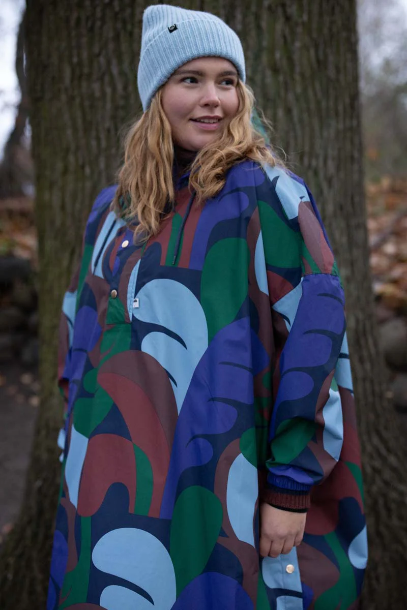 Danedream Drops Poncho Blue Purple Trops zij