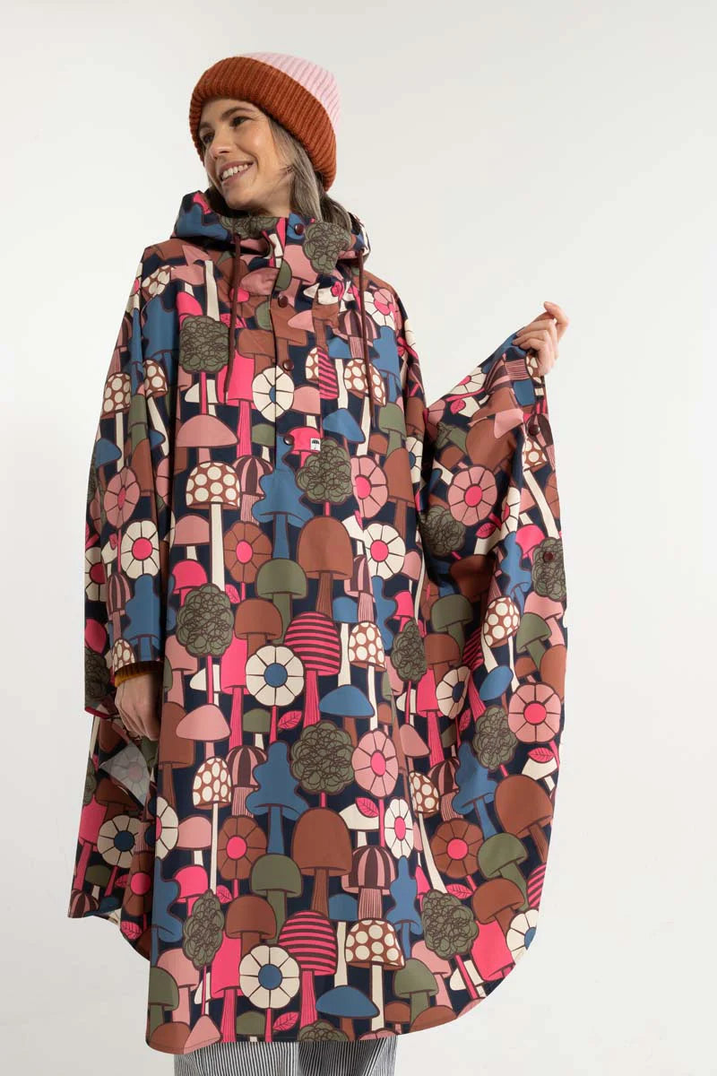 Danefae Danebodil Rainponcho Navy Mykologi