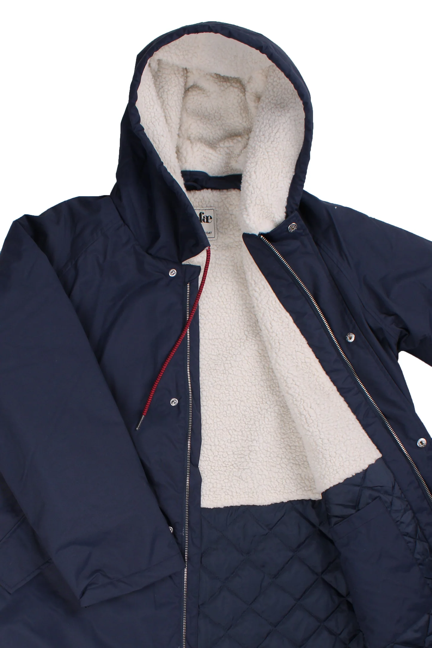 Danefae Danecoast Winter Parka Dark Navy Inside