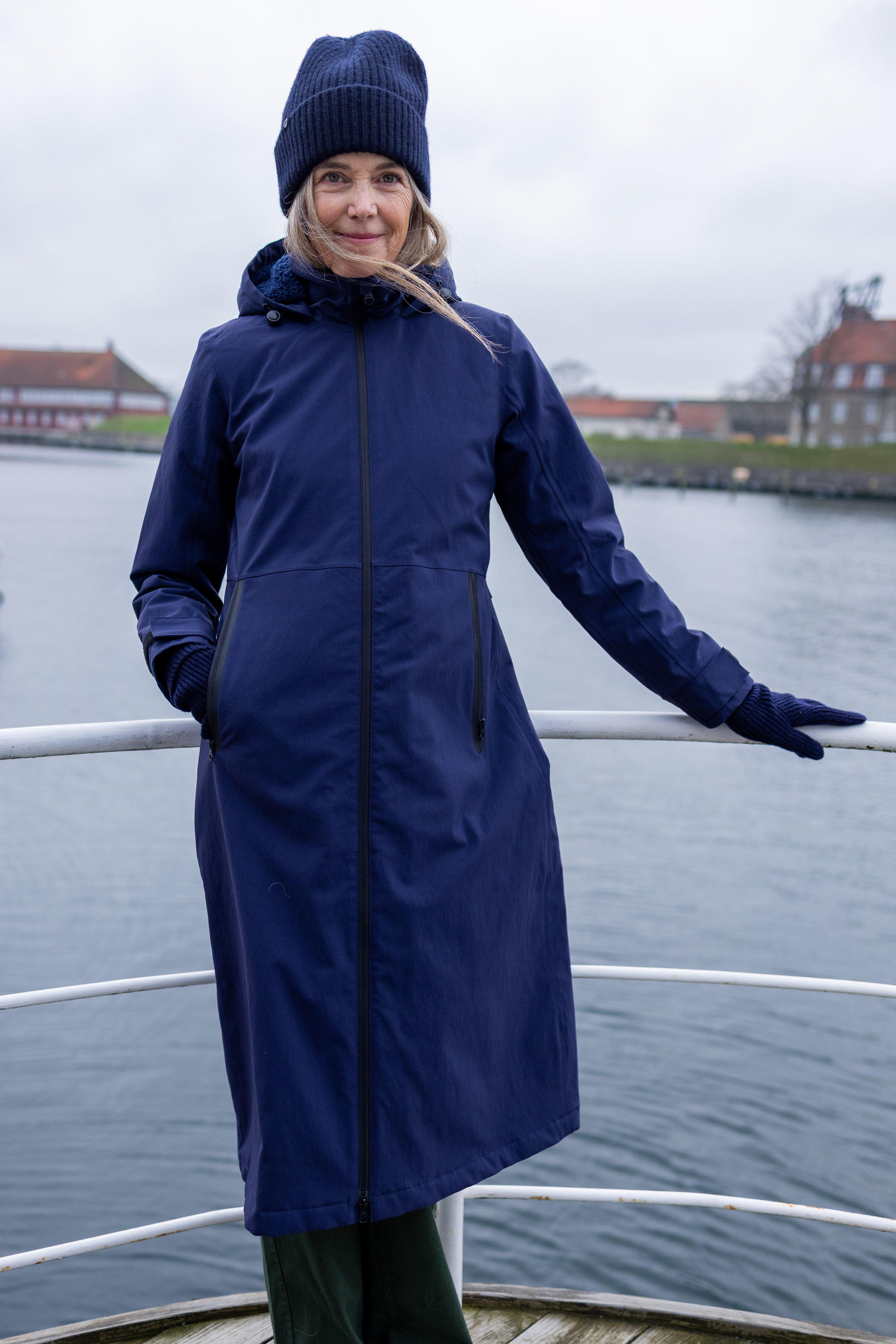 Danefae Premium Winter Regenjas Dames Danesandur Dark Navy