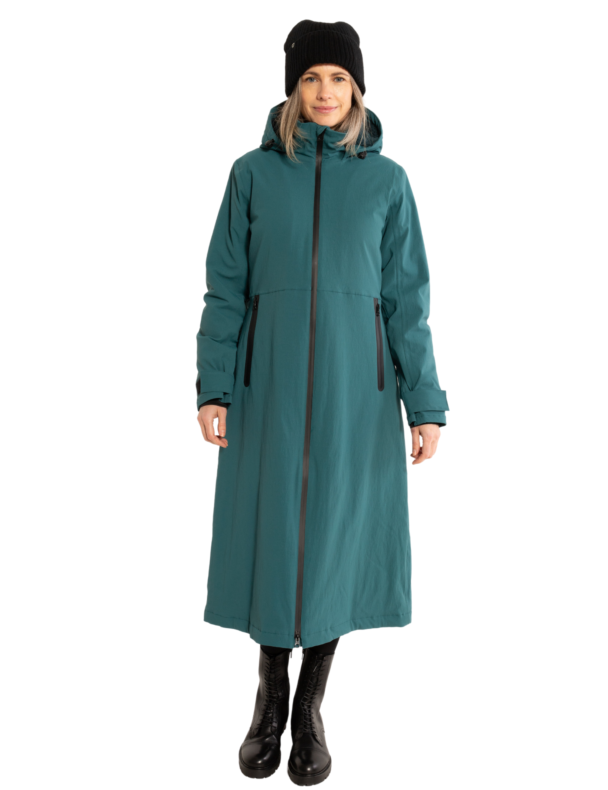 Danefae Premium Winter Regenjas Dames Danesandur Dark Slate voorzijde