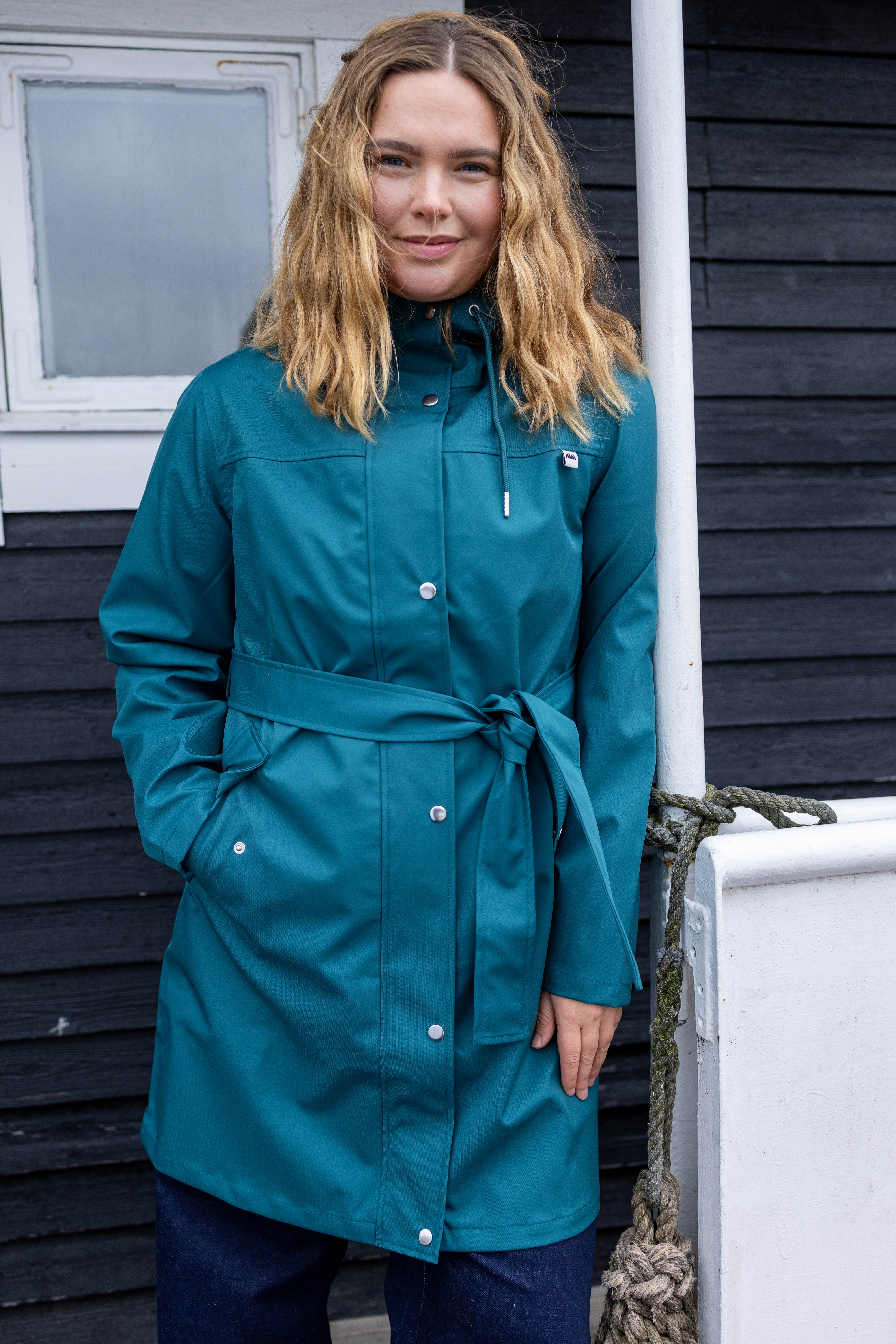 Danefae Regenjas Dames Danerainlover Dark Slate