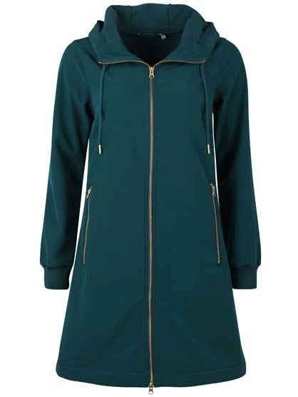 Danefae Softshell Regenjas Danejane Dames Dark Duck front