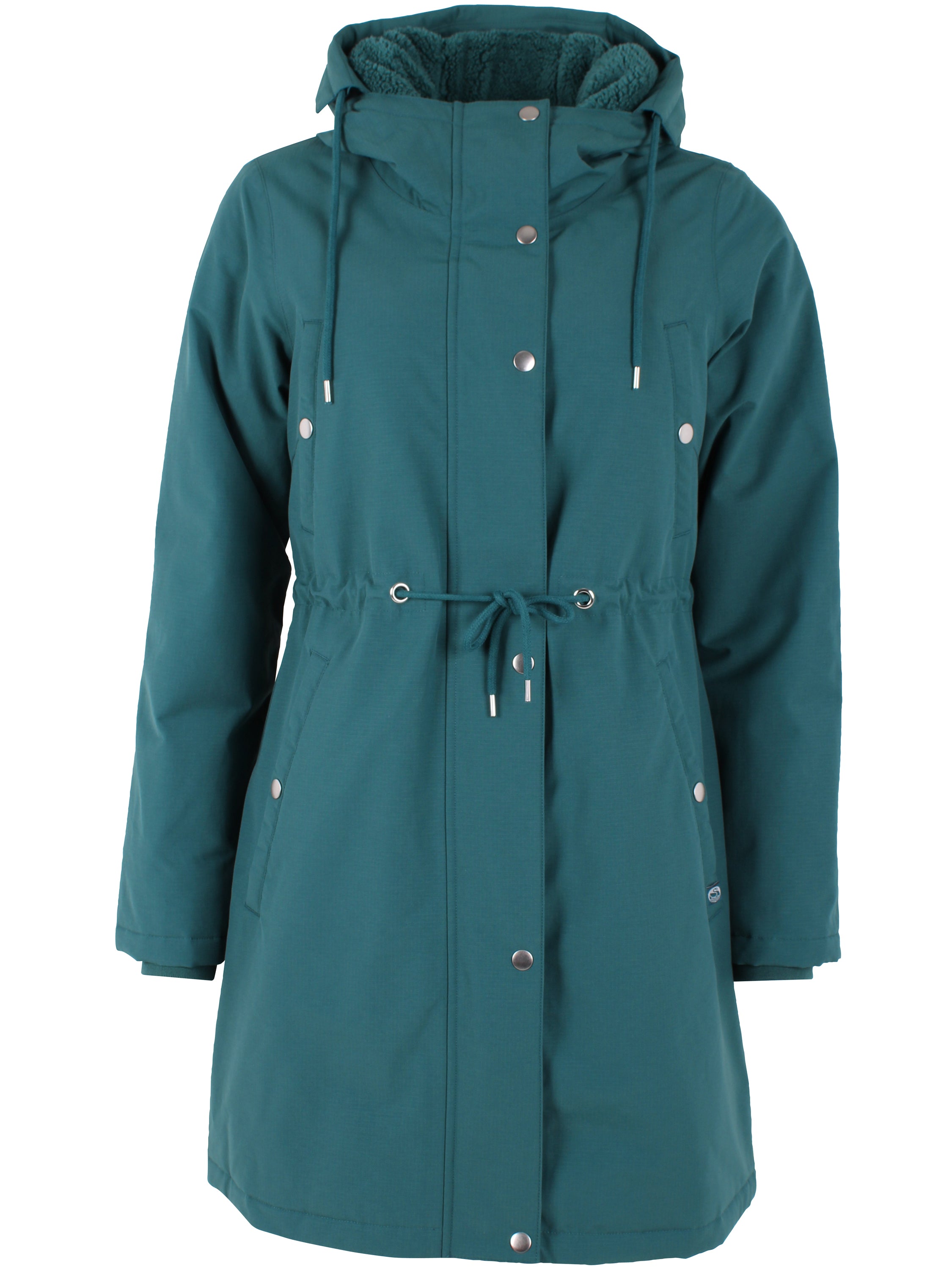 Danefae Winter Regenparka Dames Danenora Dark Slate front
