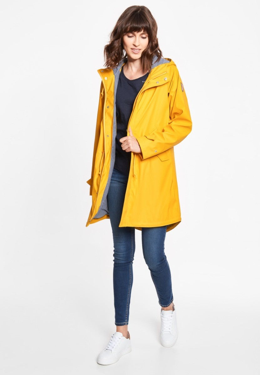Derbe Regenjas Dames Traveby Friese Fisher Geel