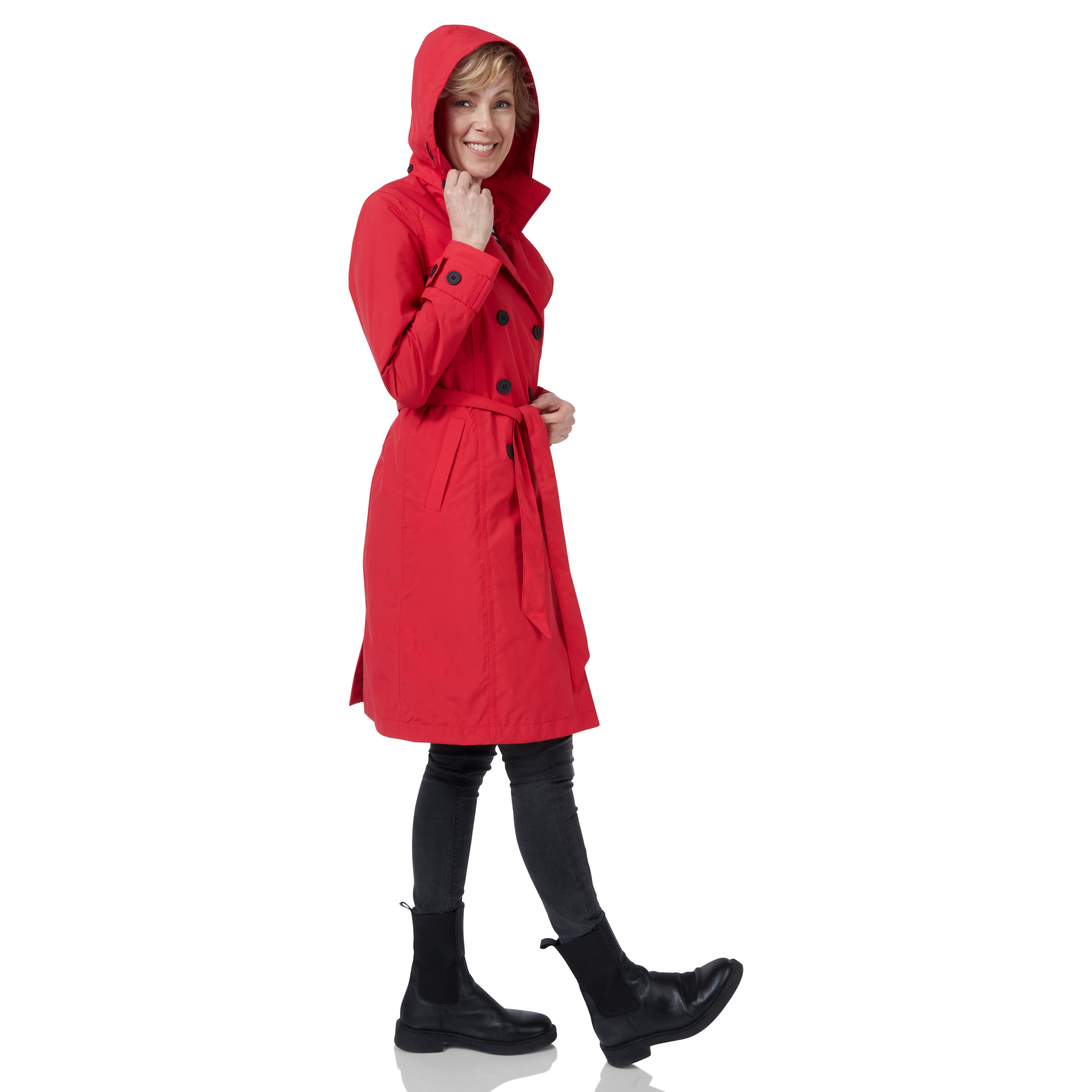 Happy Rainy Days Trenchcoat Geneve Rood