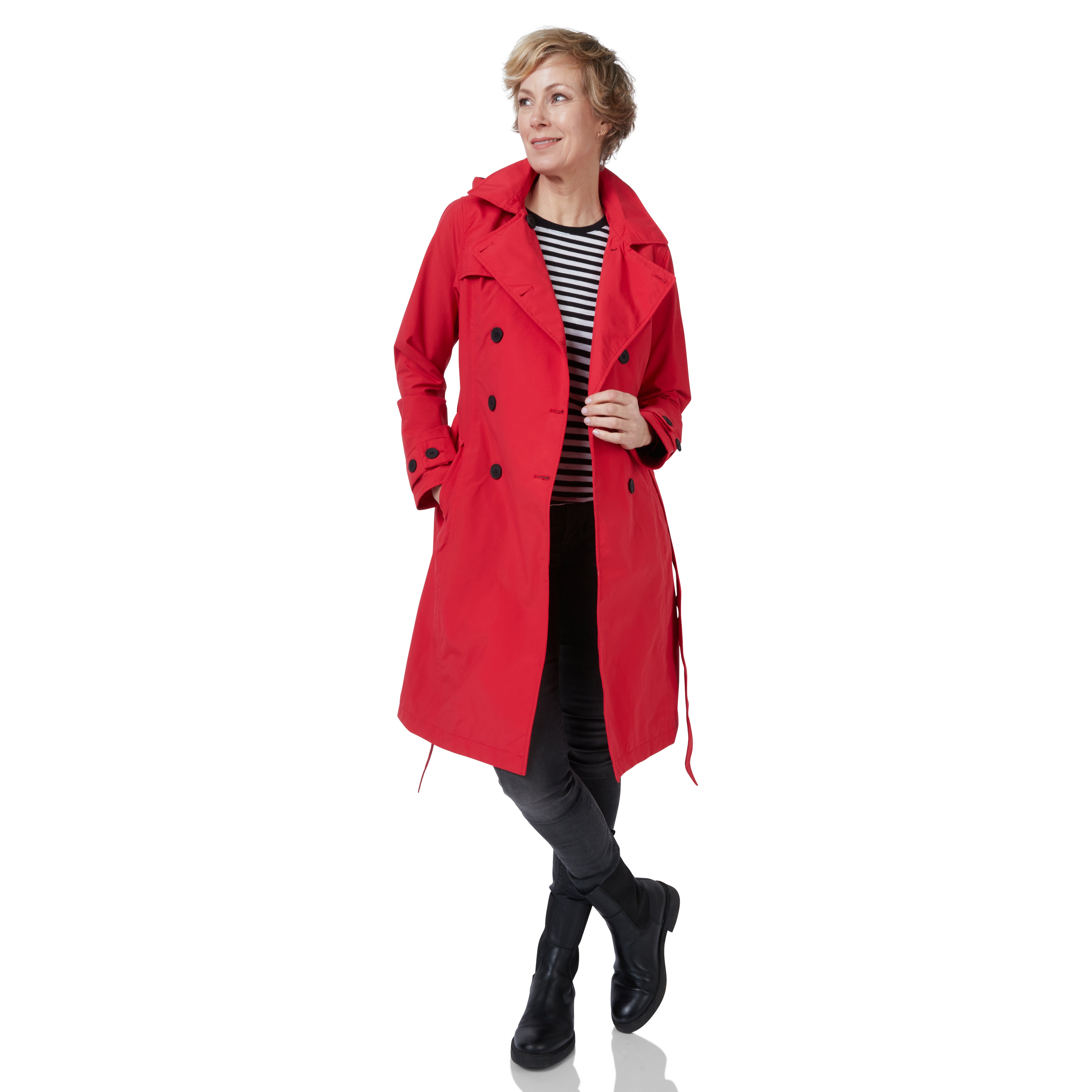 Happy Rainy Days Trenchcoat Geneve Rood