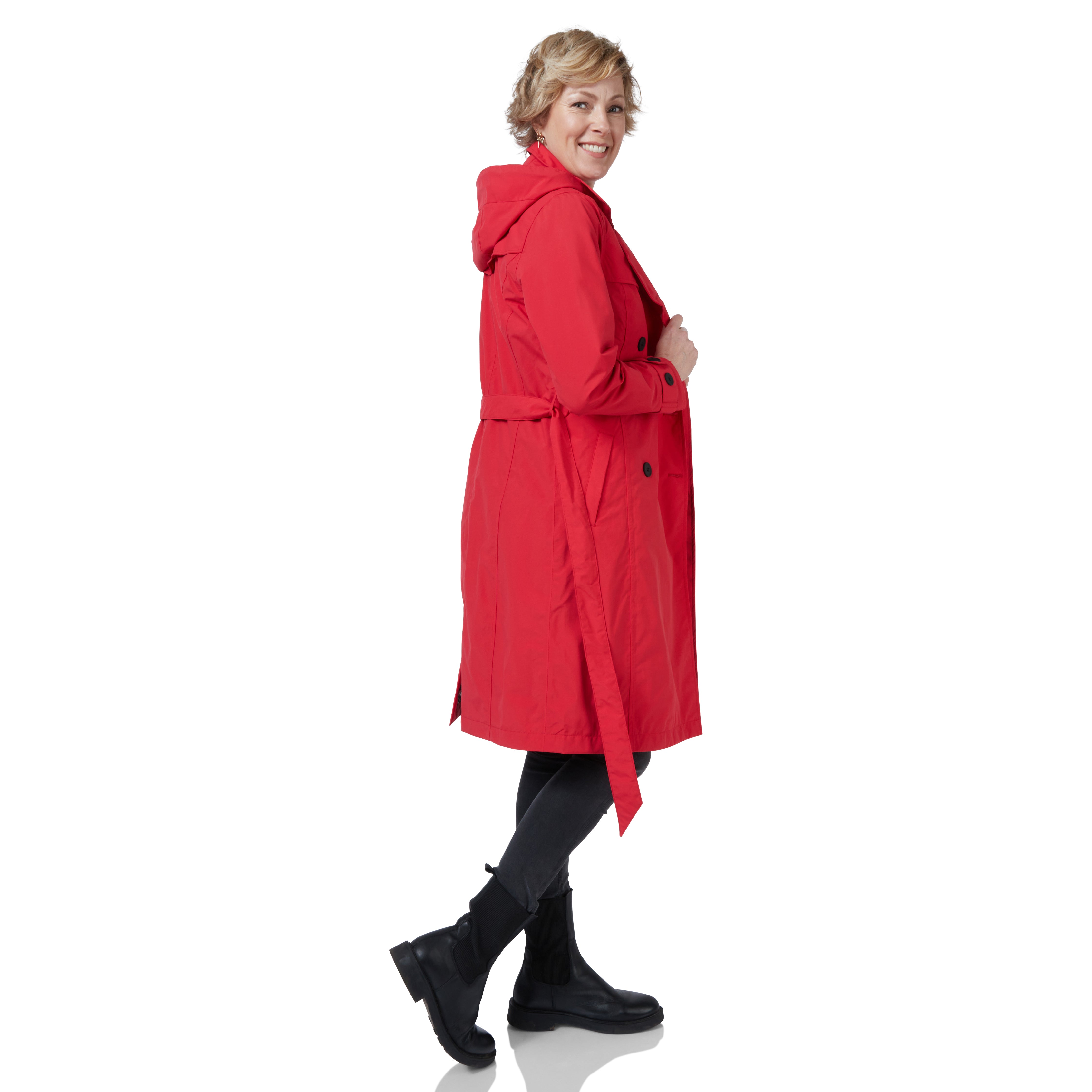 Happy Rainy Days Trenchcoat Geneve Rood