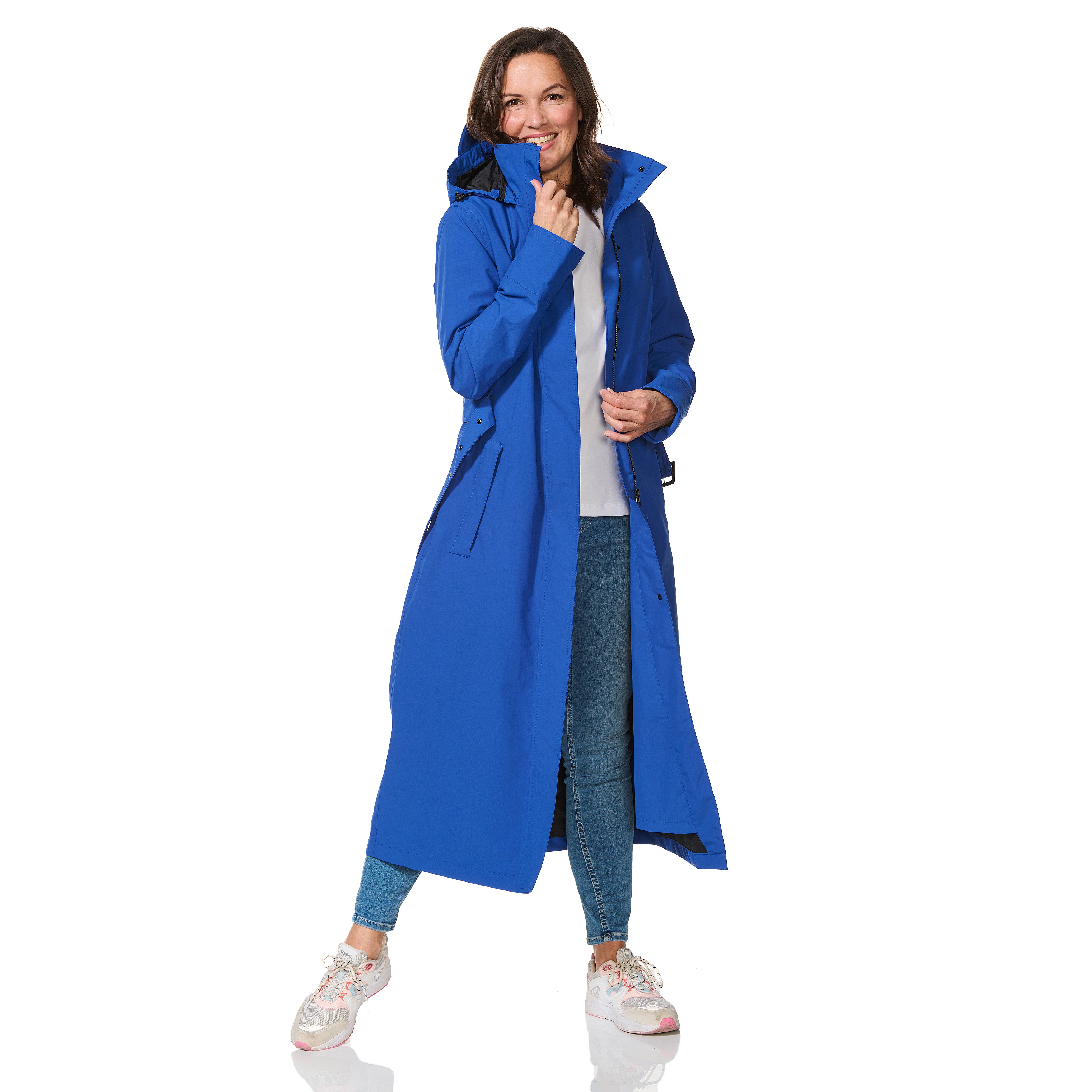Happy Rainy Days Extra Lange Regenjas Montreal Royal Blue