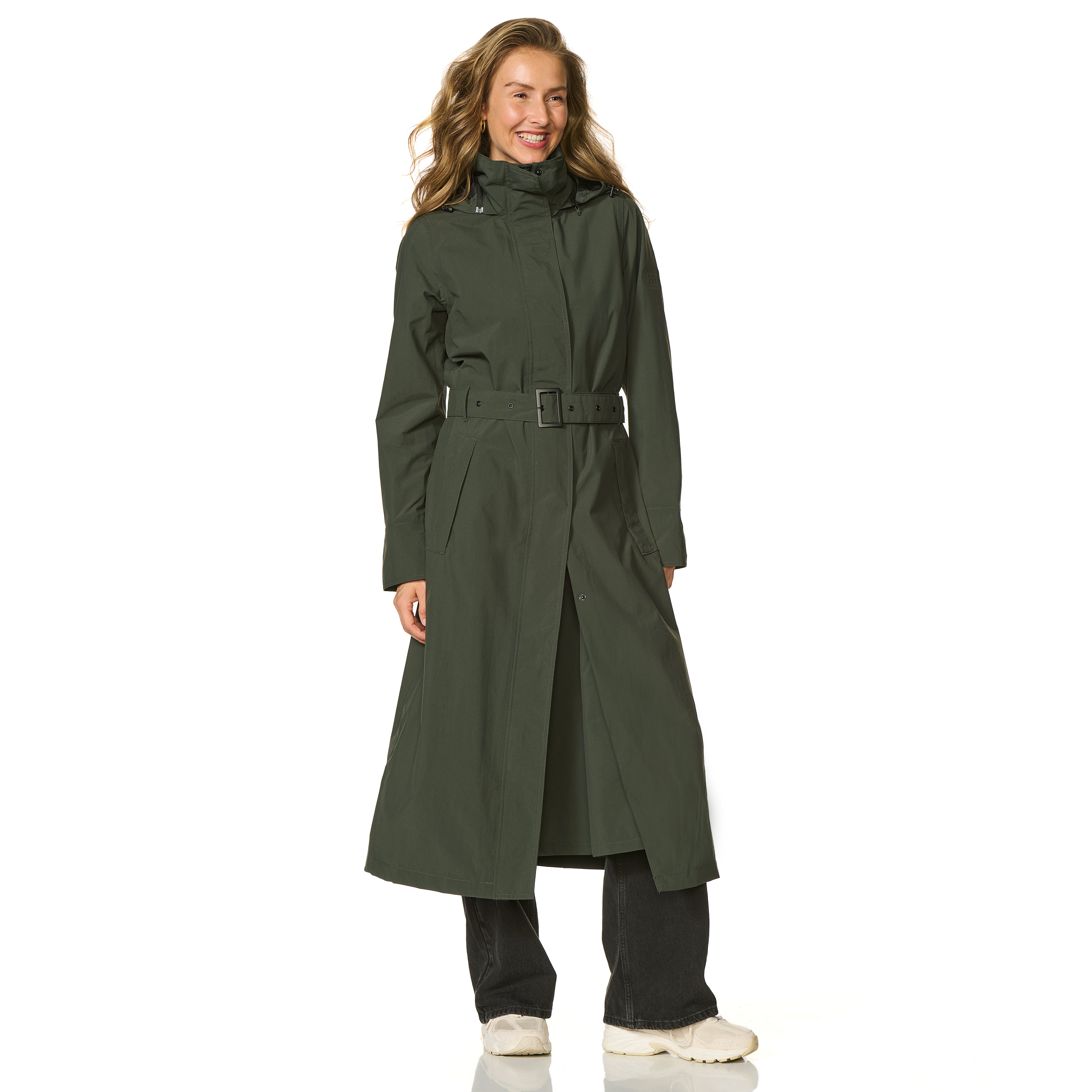 Happy Rainy Days Extra Lange Regenjas Montreal Donkergroen