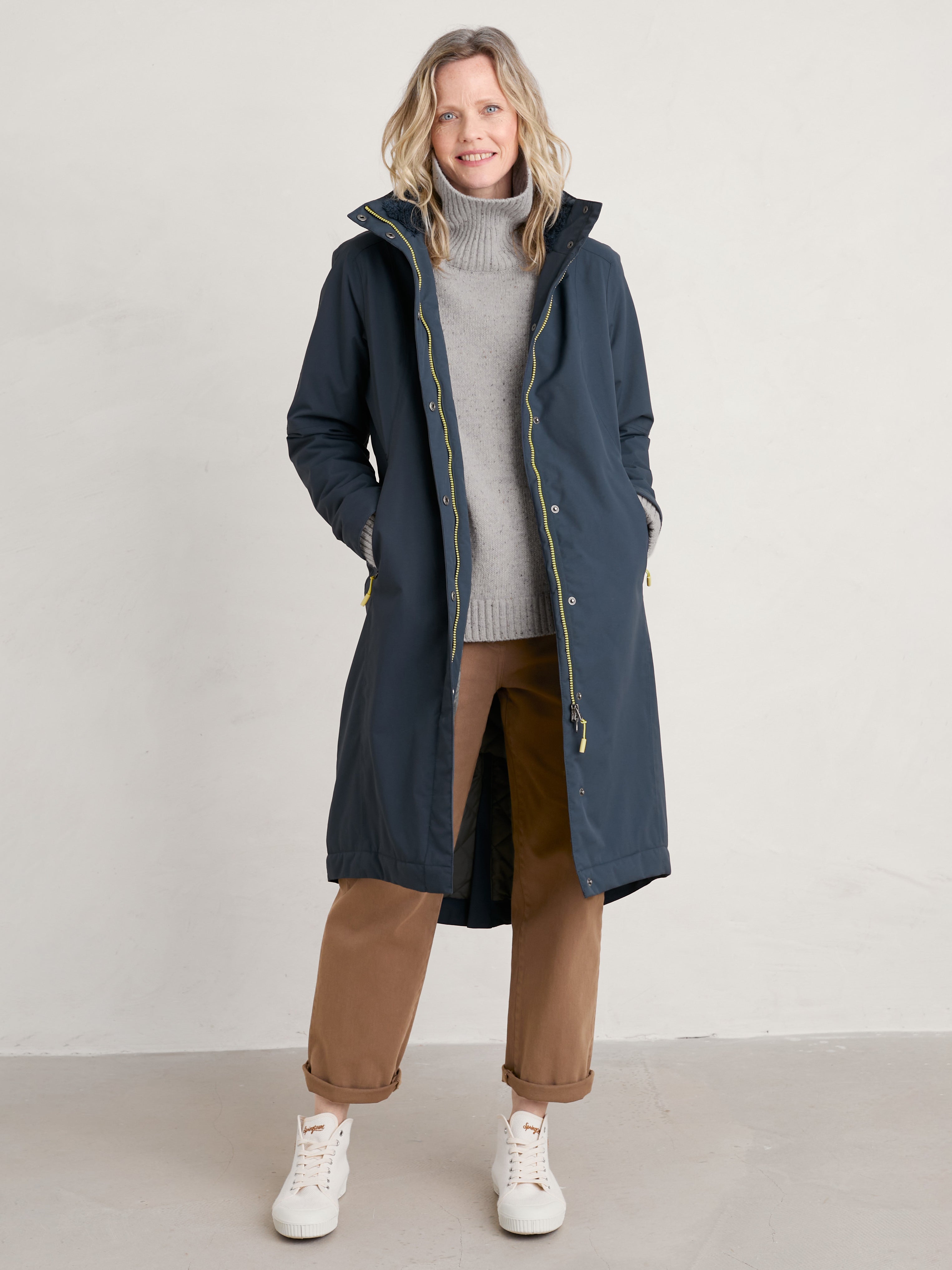 Seasalt Winter Parka Women Janelle Dark Blue