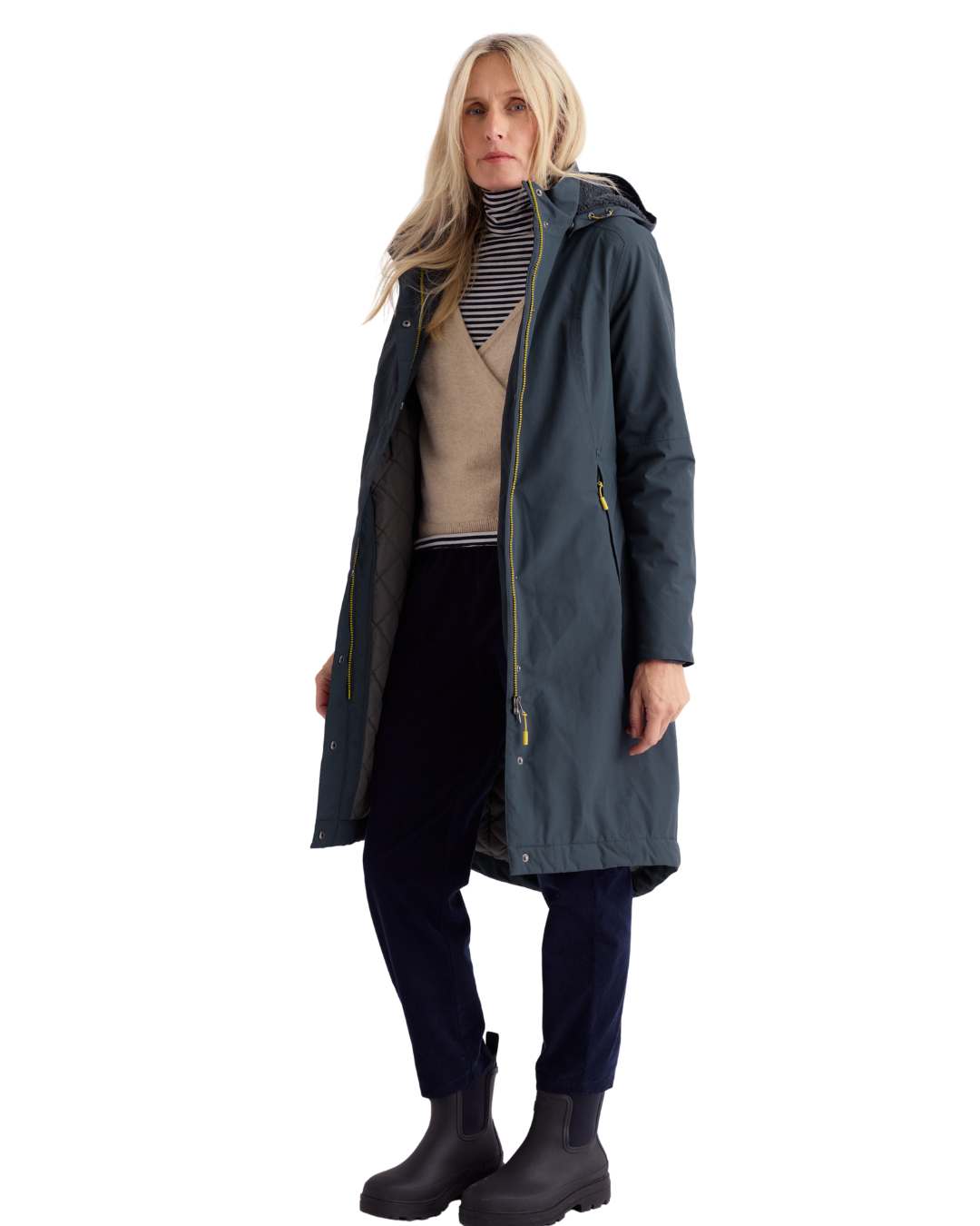Seasalt Winter Parka Dames Janelle Donkerblauw/ Squid Ink