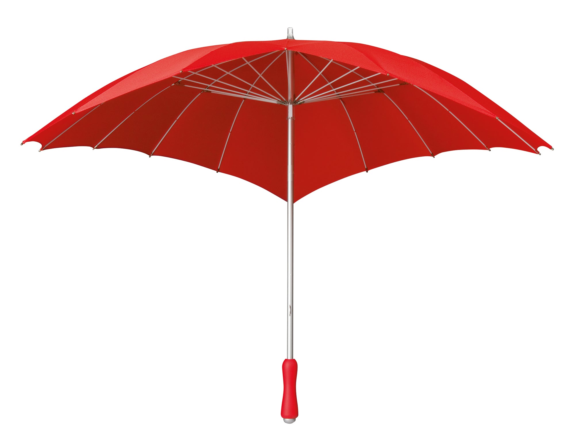 Umbrella Heart-shaped red