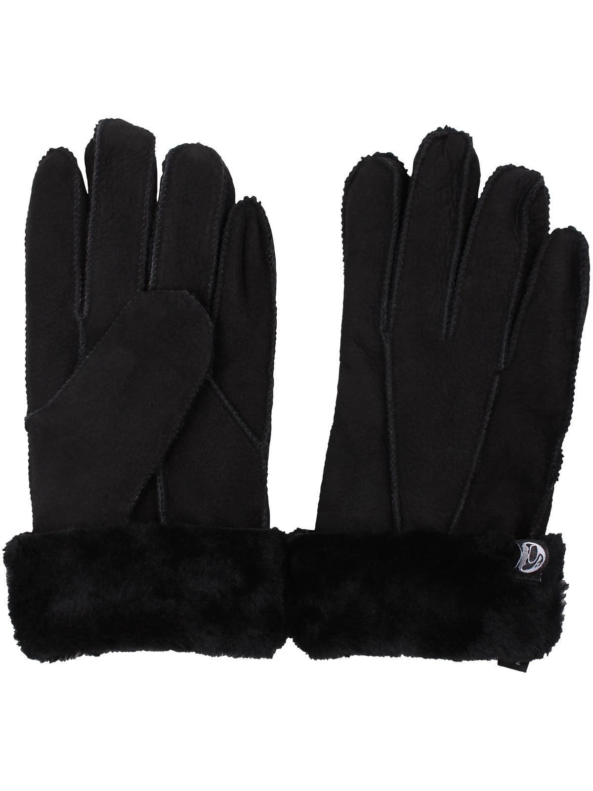 Danefæ No Waste Sheepskin Finger Gloves – Black