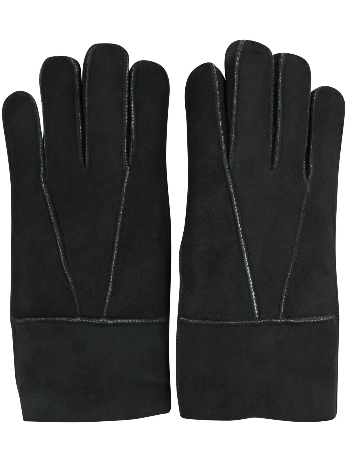Danefæ No Waste Sheepskin Finger Gloves – Blackish Green