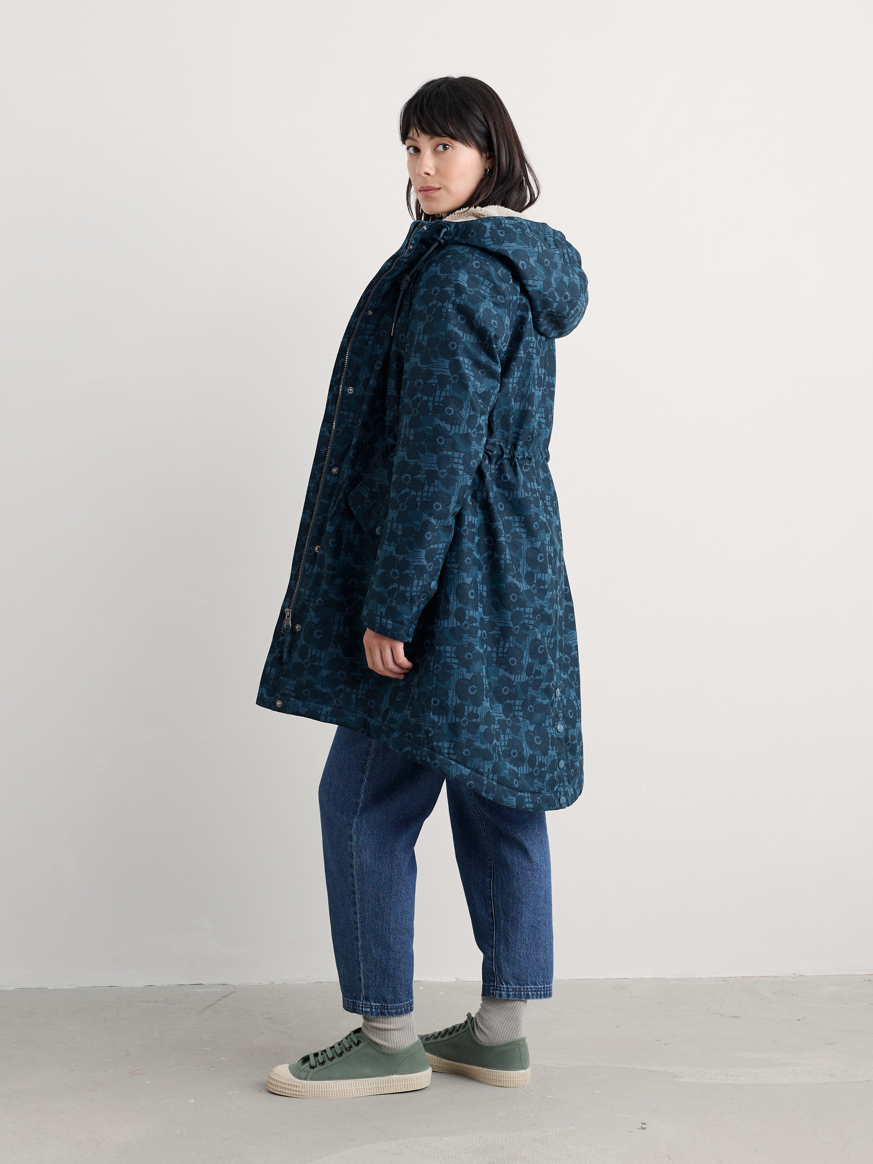 Seasalt Winter Parka Women Plant Hunter Woodland