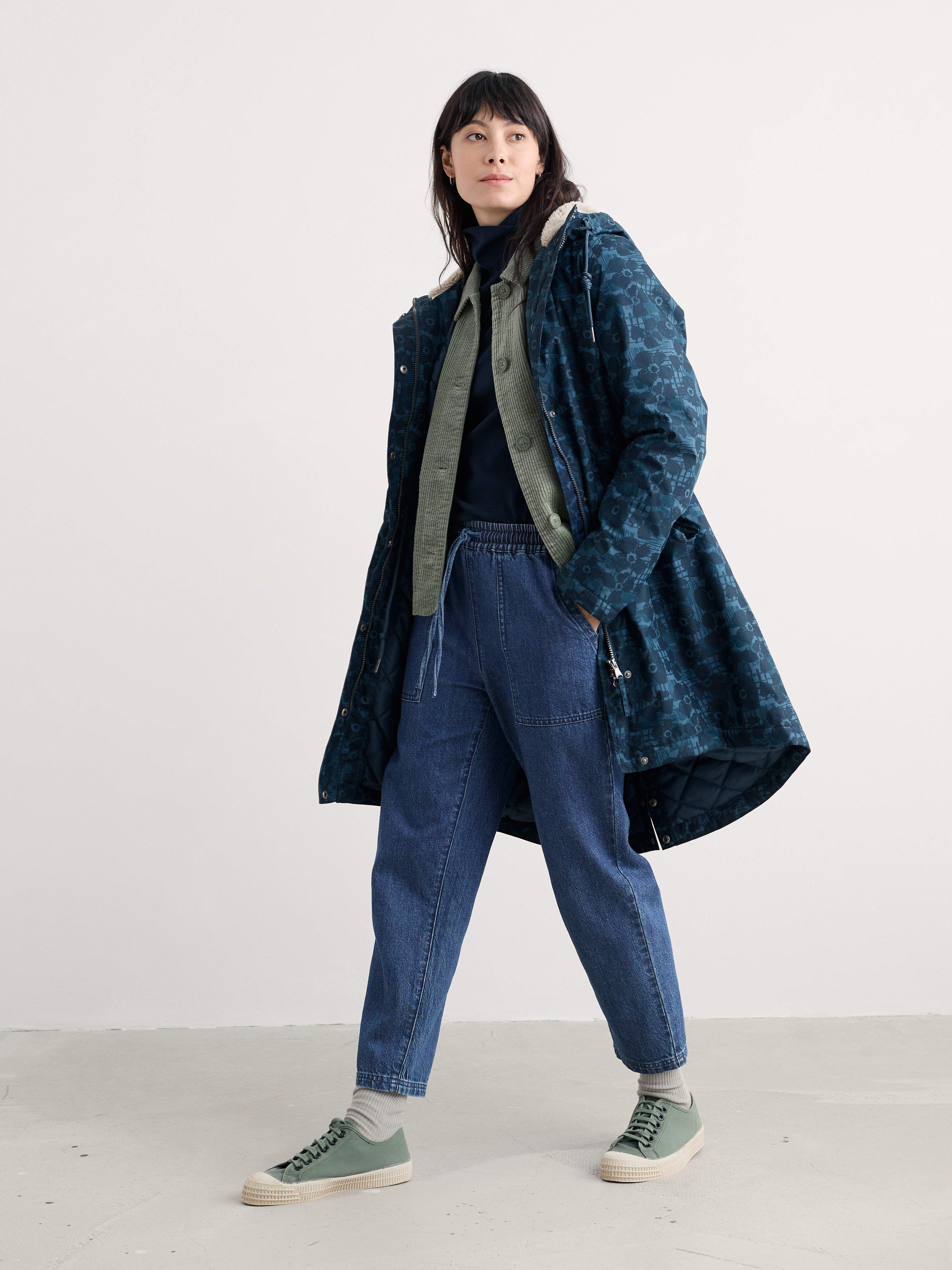 Seasalt Winter Parka Women Plant Hunter Woodland