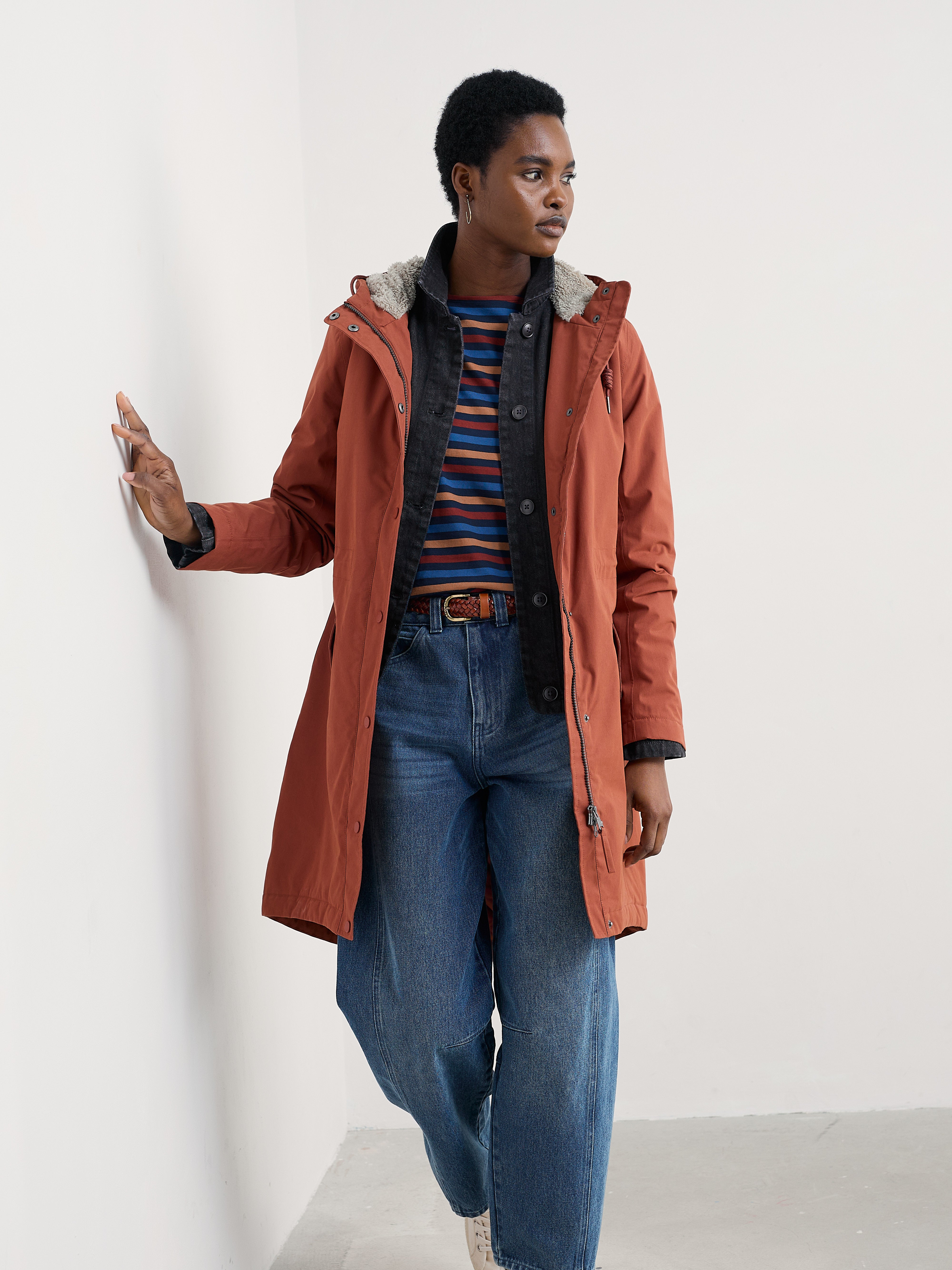 Seasalt Winter Parka Women Plant Hunter Woodland