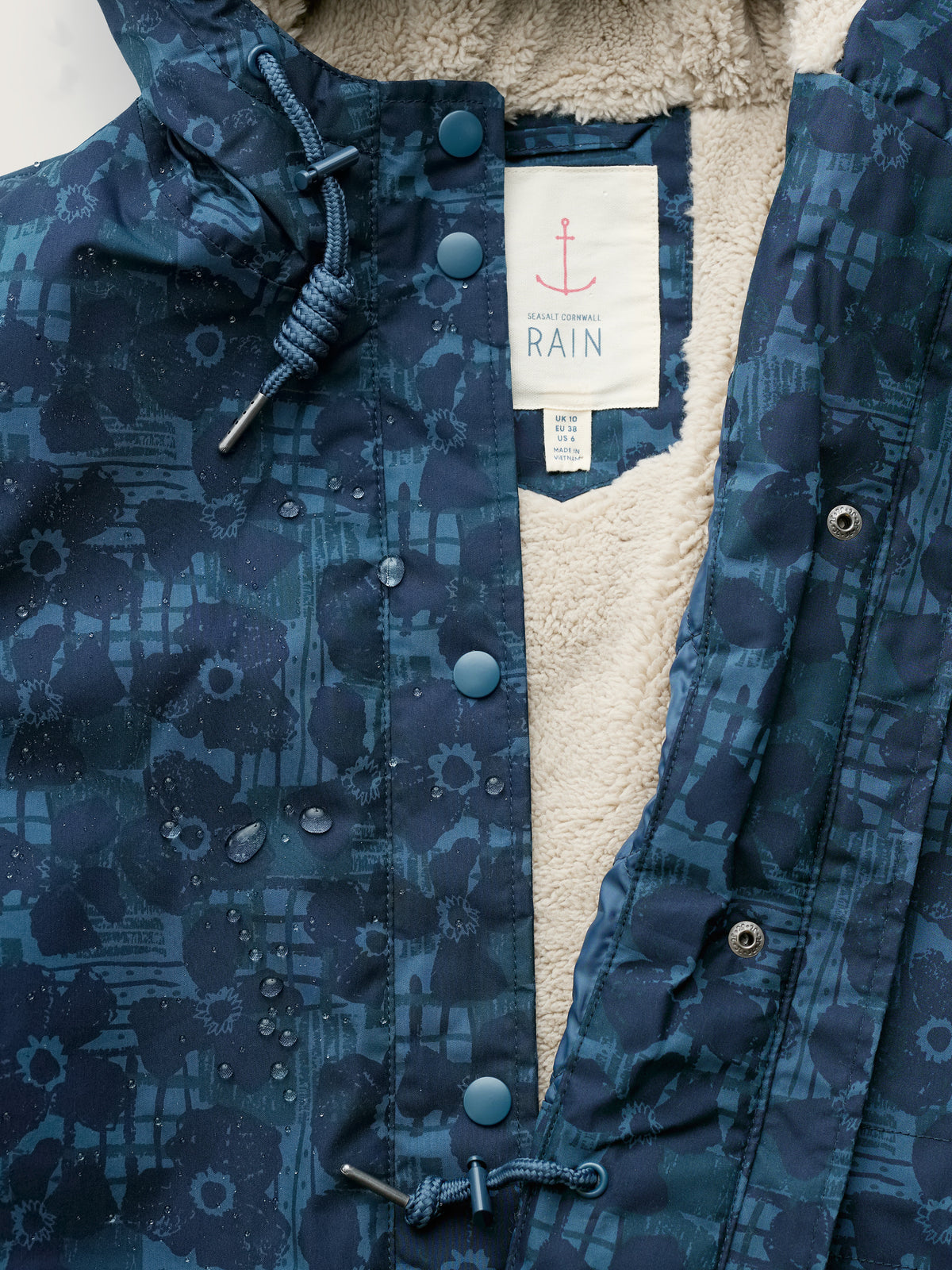 Seasalt Winter Parka Dames Plant Hunter Patchwork Bloom Squall