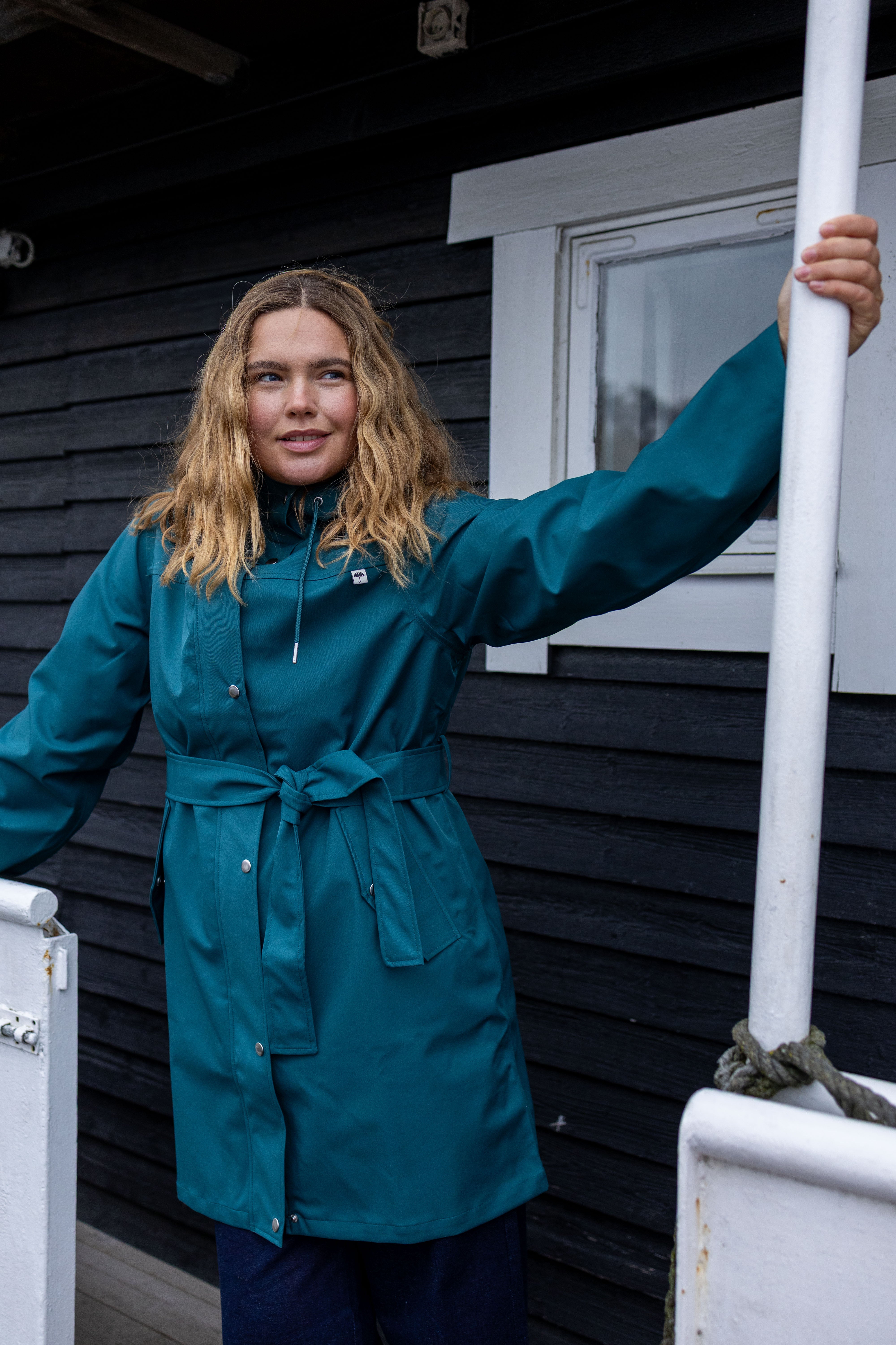 Danefae Regenjas Dames Danerainlover Dark Slate