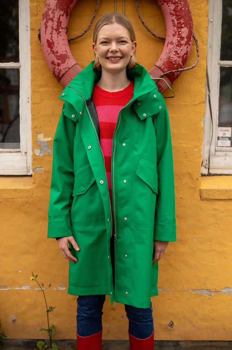 Danefea Danewest Wind Rain Parka Green