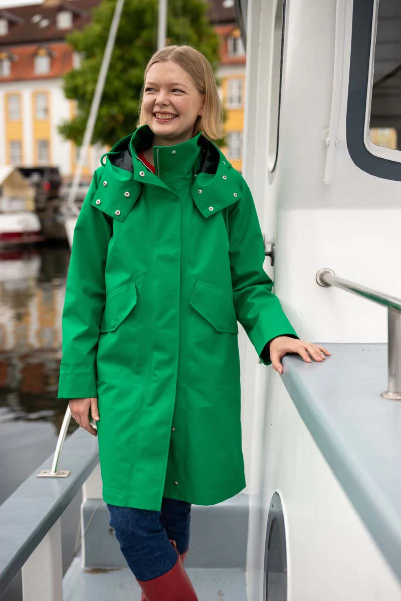 Danefea Danewest Wind Rain Parka Green