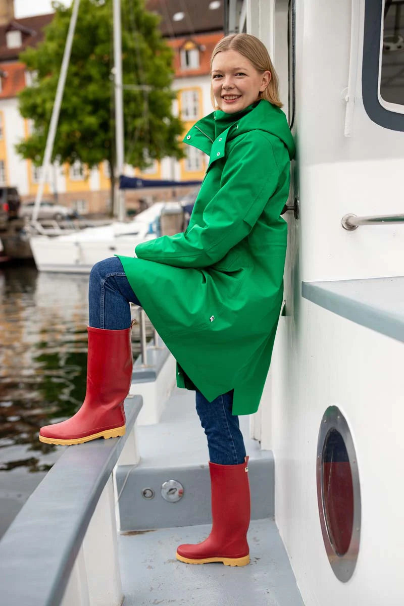 Danefea Danewest Wind Regenparka Grün