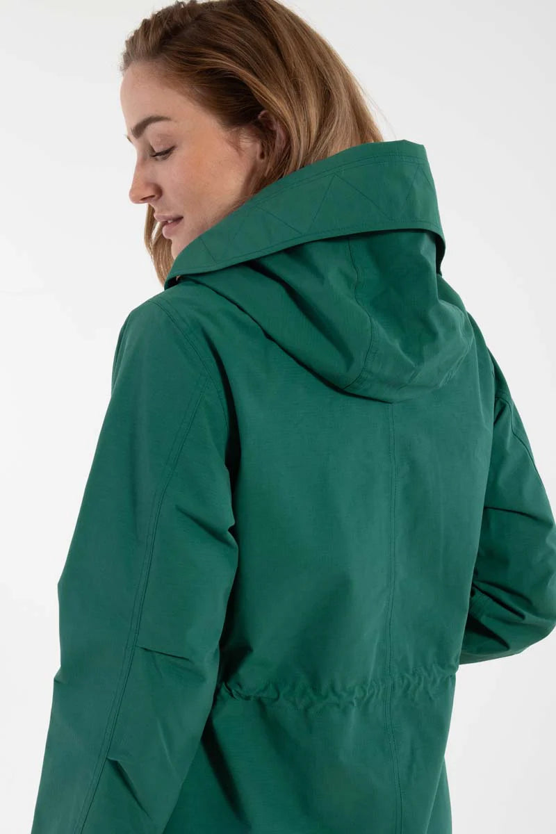 Danefae Premium Winterregenmantel Damen Danesandur Schwarz