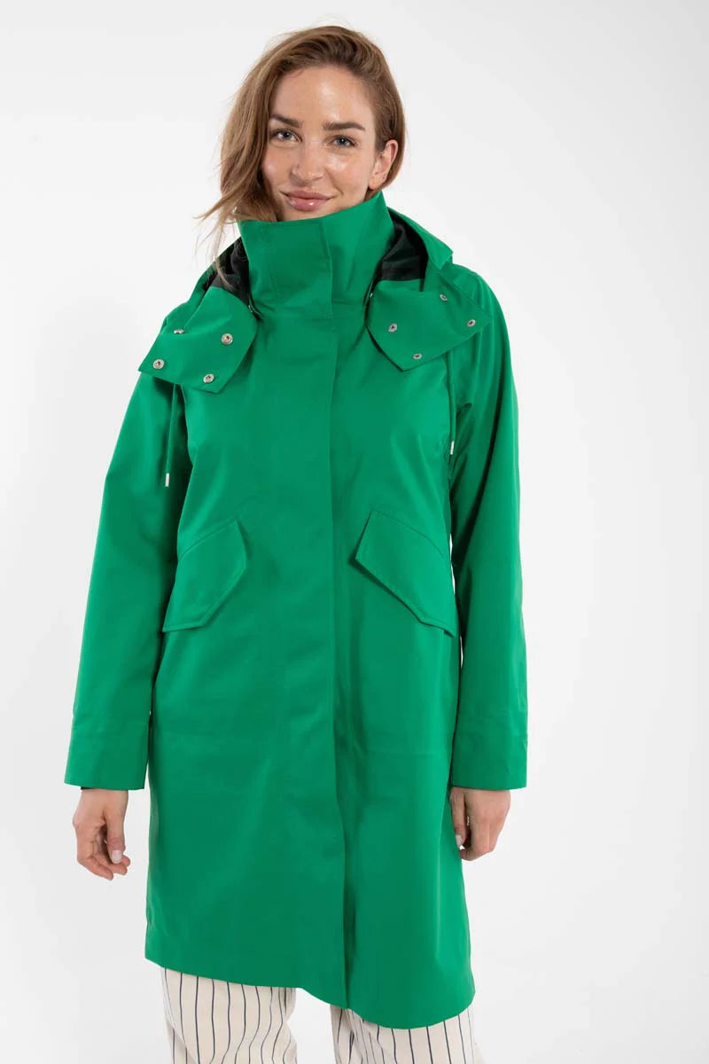 Danefea Danewest Wind Regenparka Grün