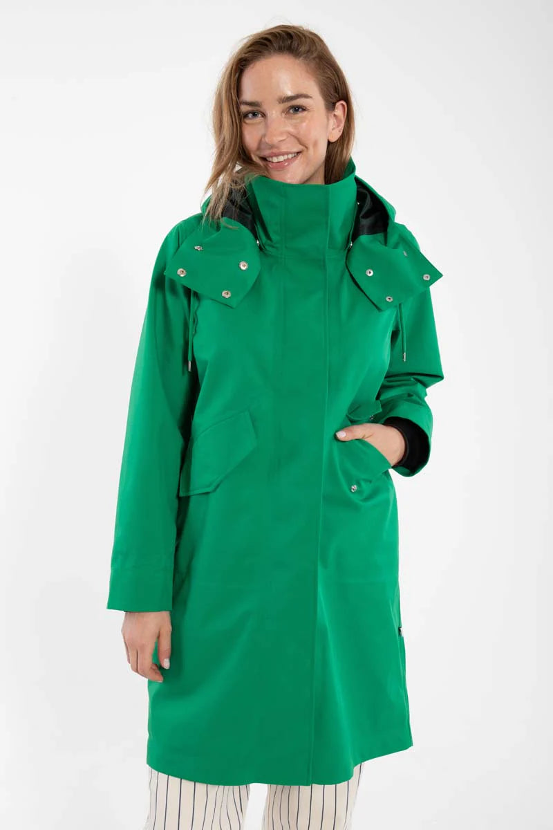Danefea Danewest Wind Rain Parka Green