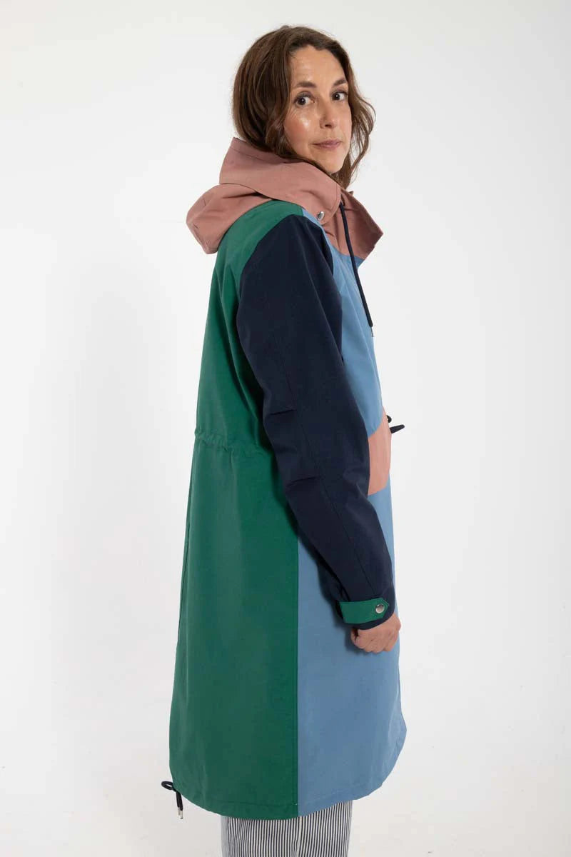 Danefae Premium Winterregenmantel Damen Danesandur Schwarz