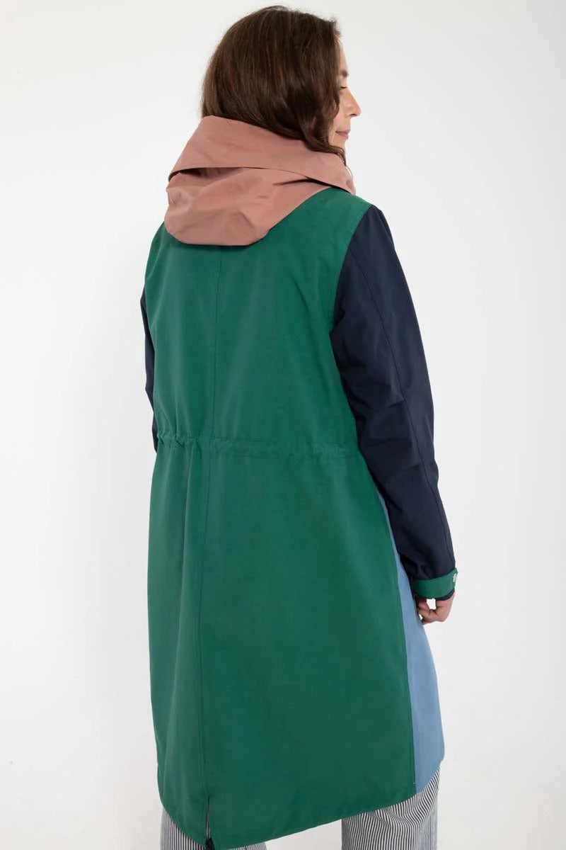 Danefae Premium Winterregenmantel Damen Danesandur Schwarz