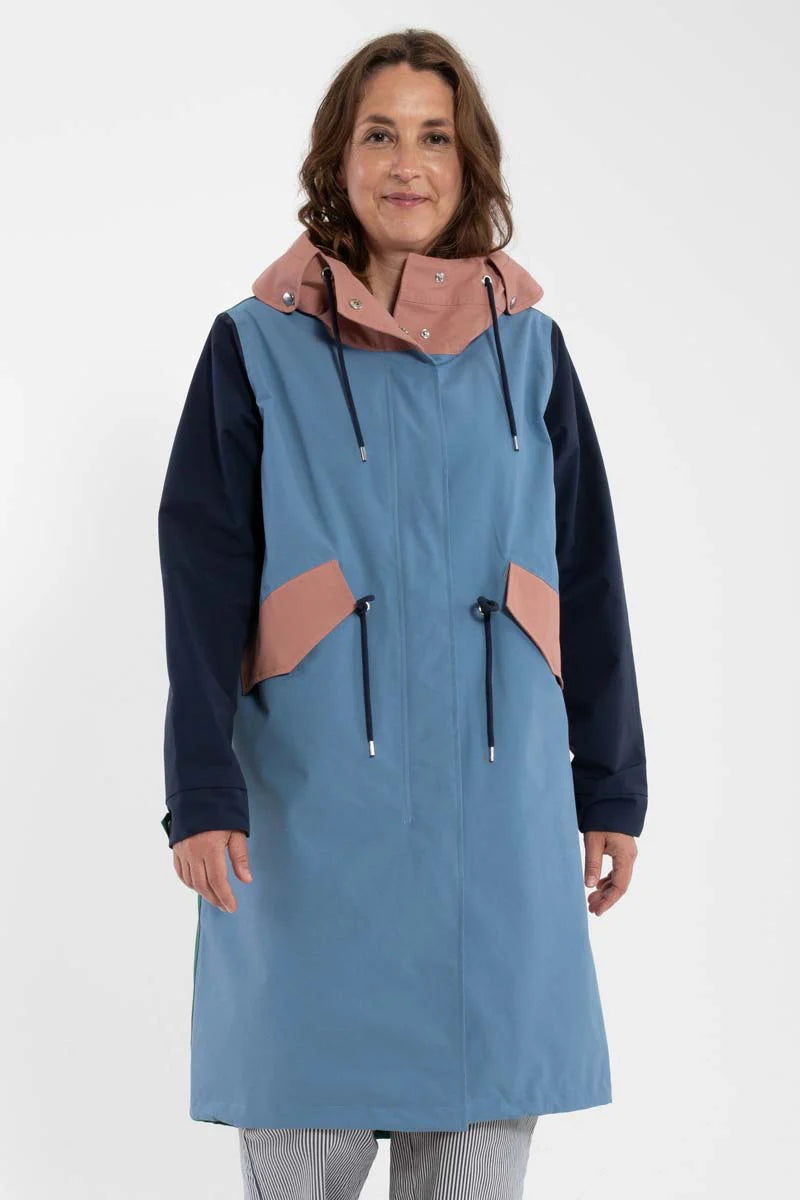 Danefae Premium Winterregenmantel Damen Danesandur Schwarz