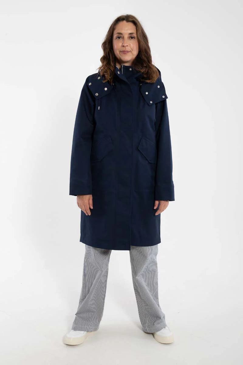 Danefea Danewest Wind Rain Parka Dk Navy