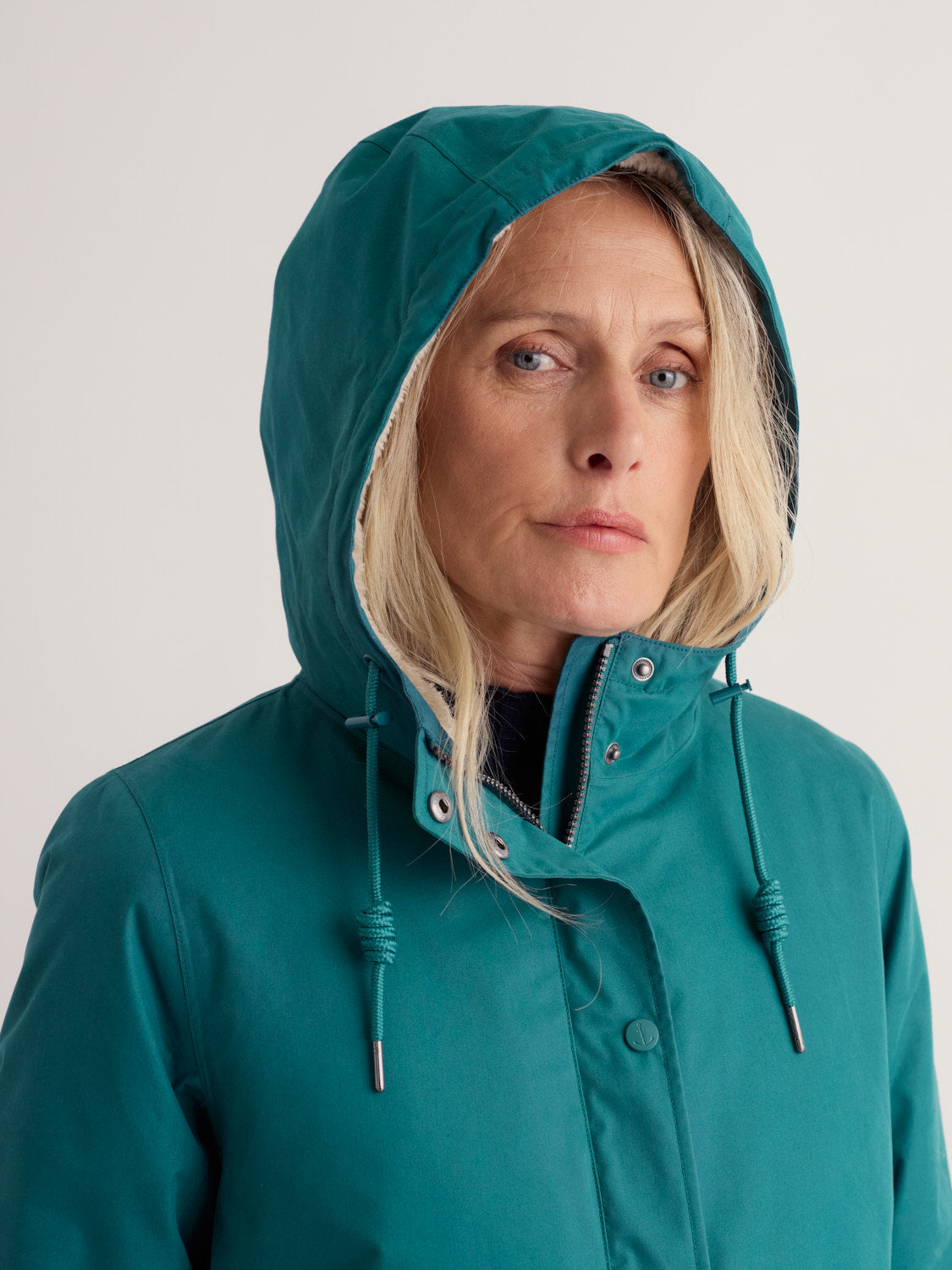 Seasalt Winter Parka Dames Plant Hunter Petrol/ Gust cap