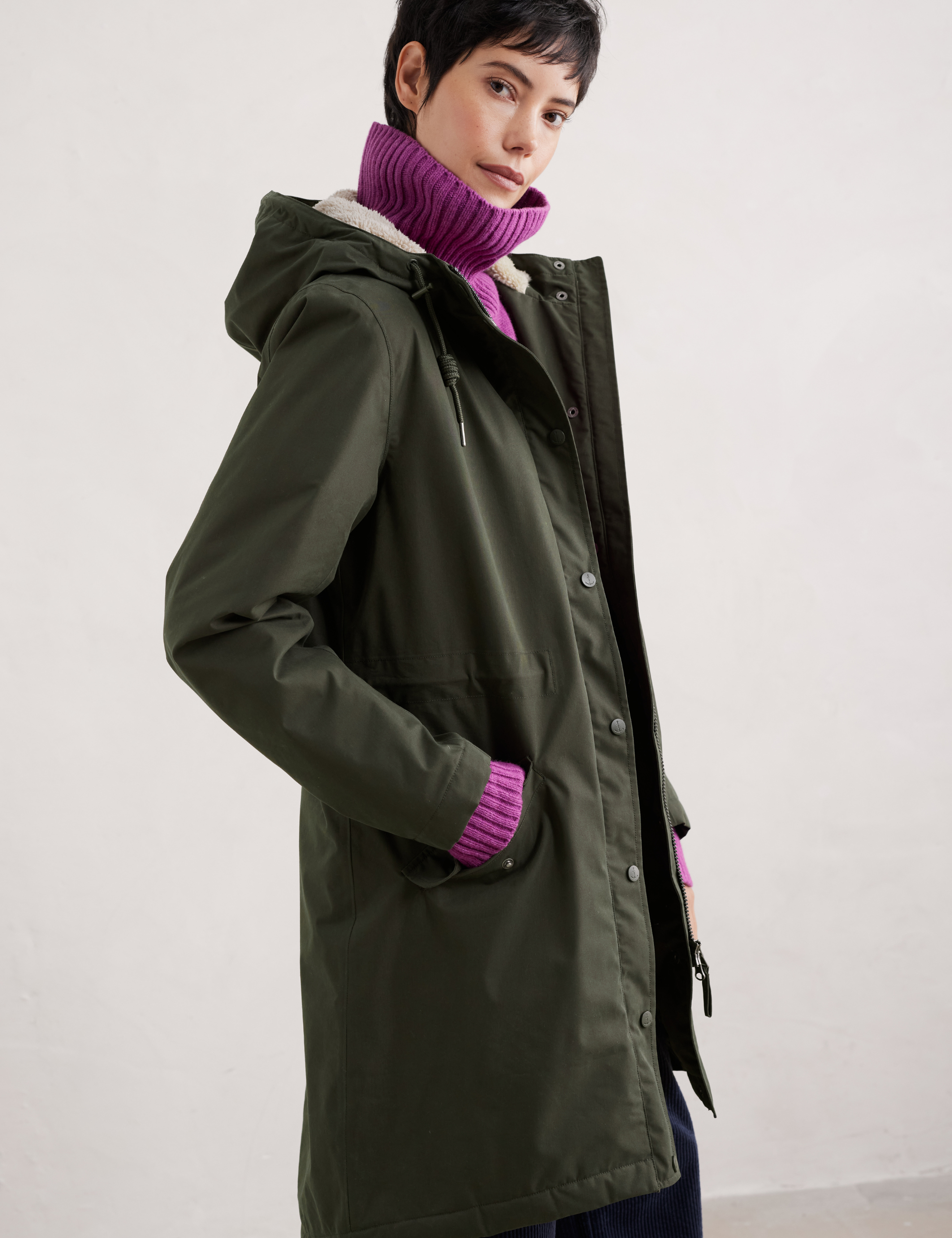 Seasalt Winter Parka Dames Plant Hunter Woodland
