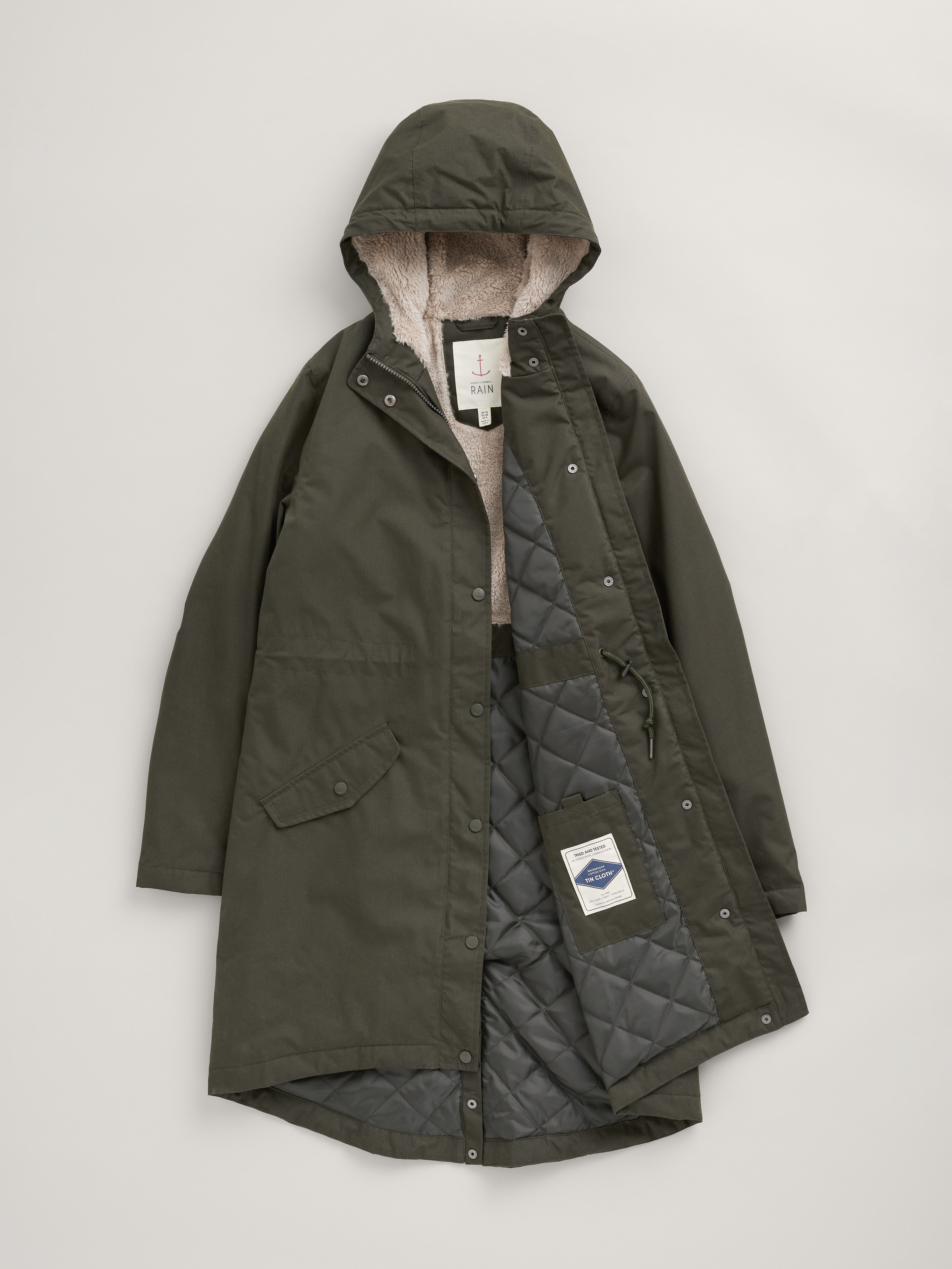 Seasalt Winter Parka Dames Plant Hunter Woodland front