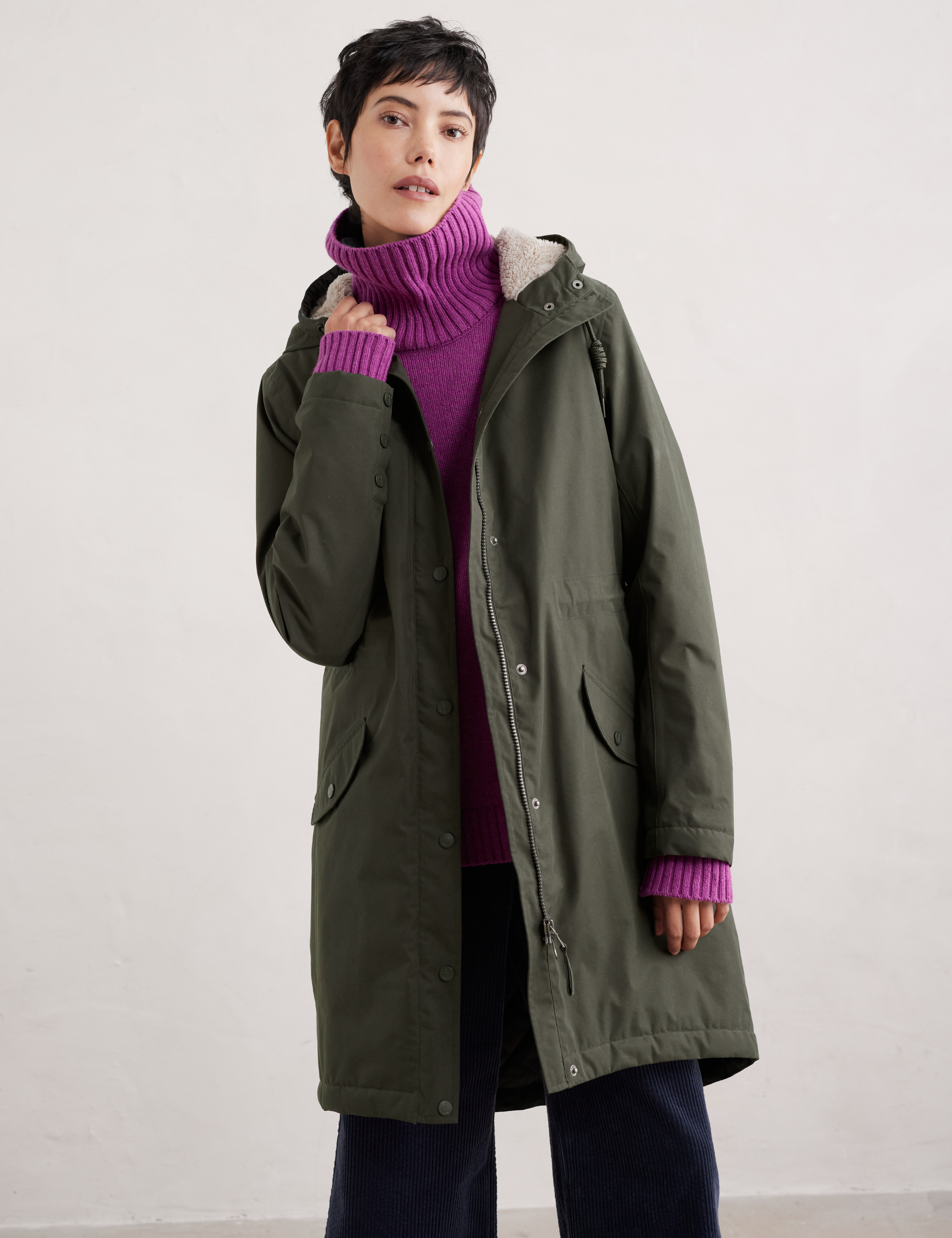 Seasalt Winter Parka Dames Plant Hunter Woodland model