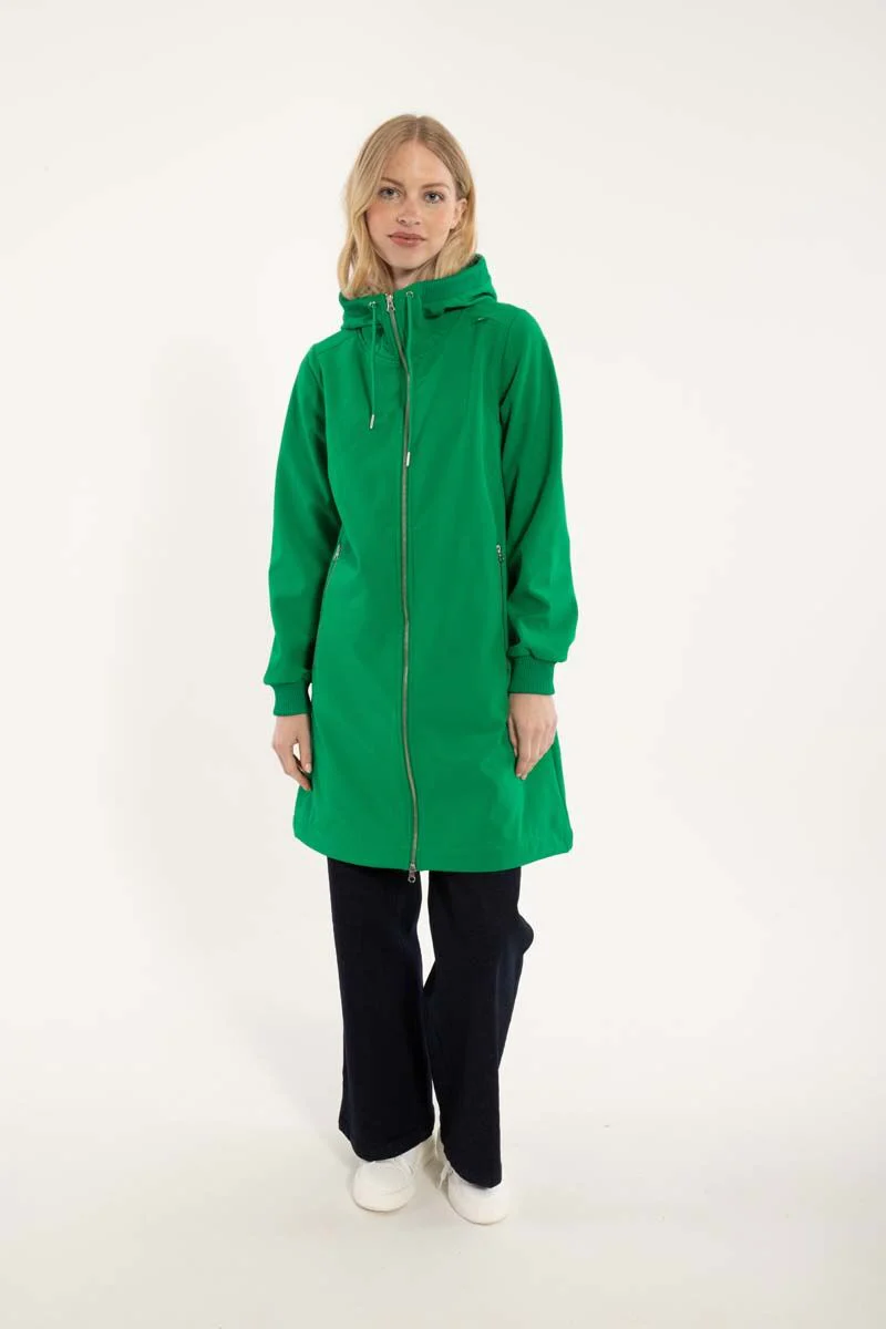 Softshell Regenjas Danejane Dames Green