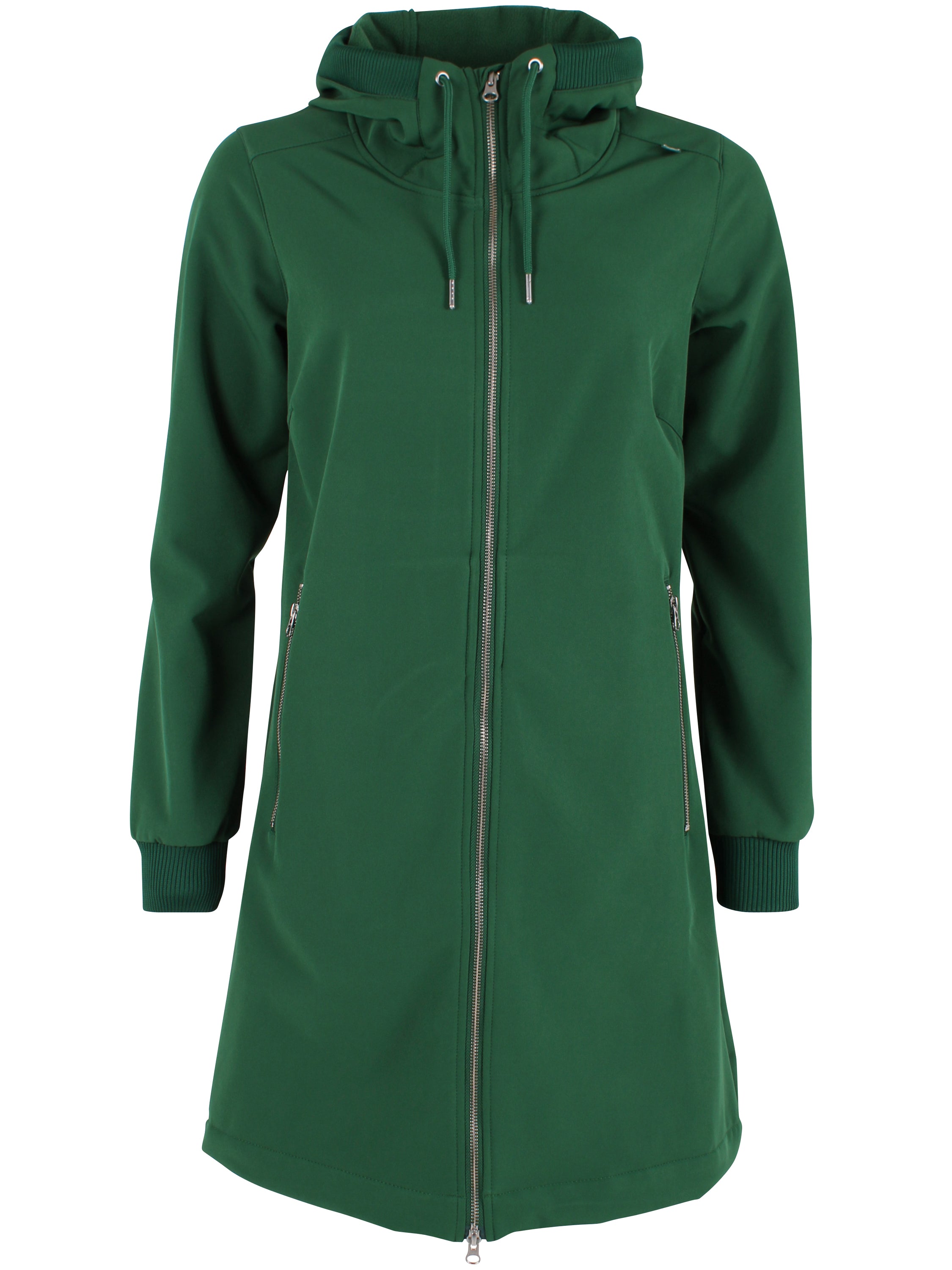 Softshell Regenjas Dark Pine voorzijde1