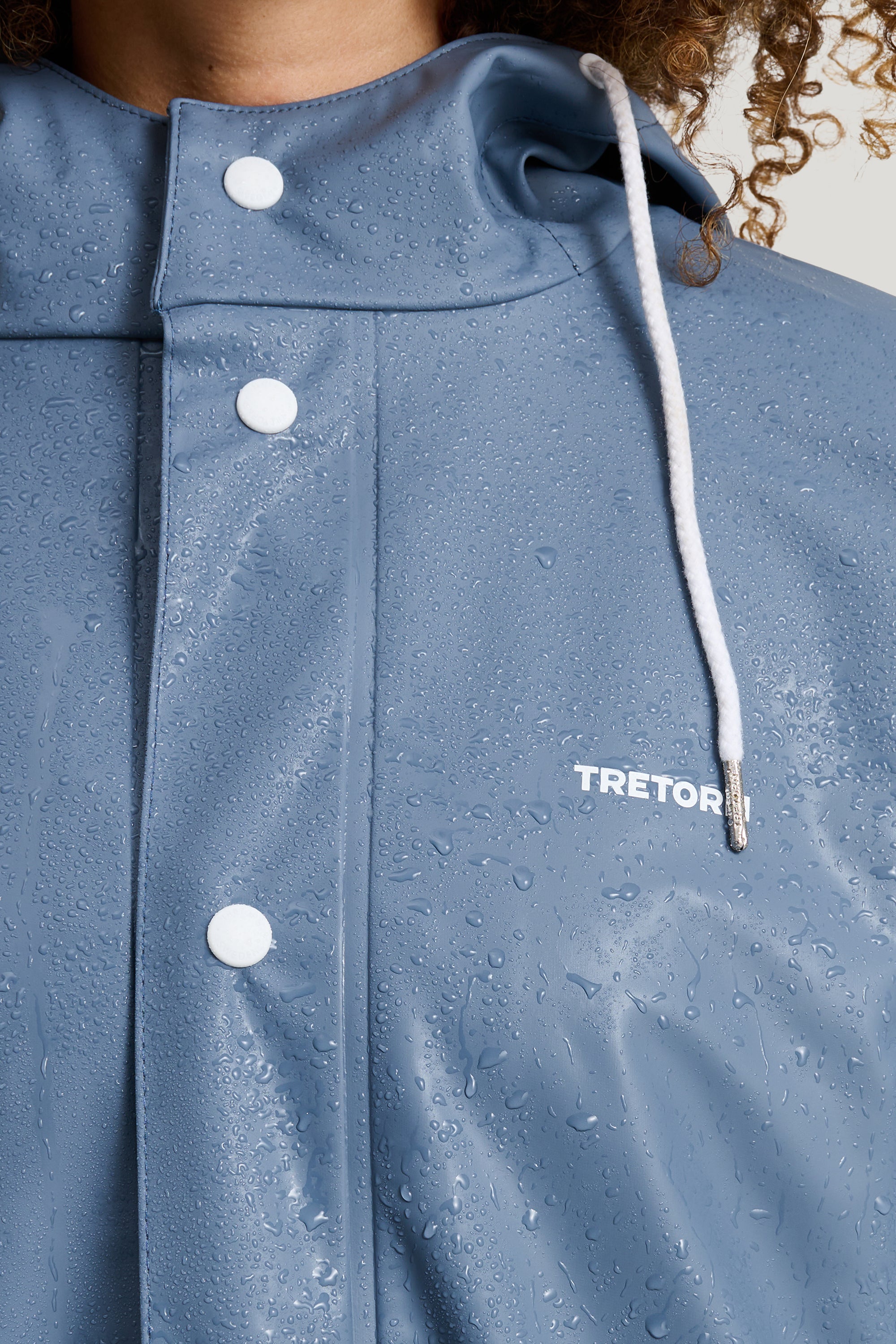 Tretorn Regenjas Stone Blue Wings rain