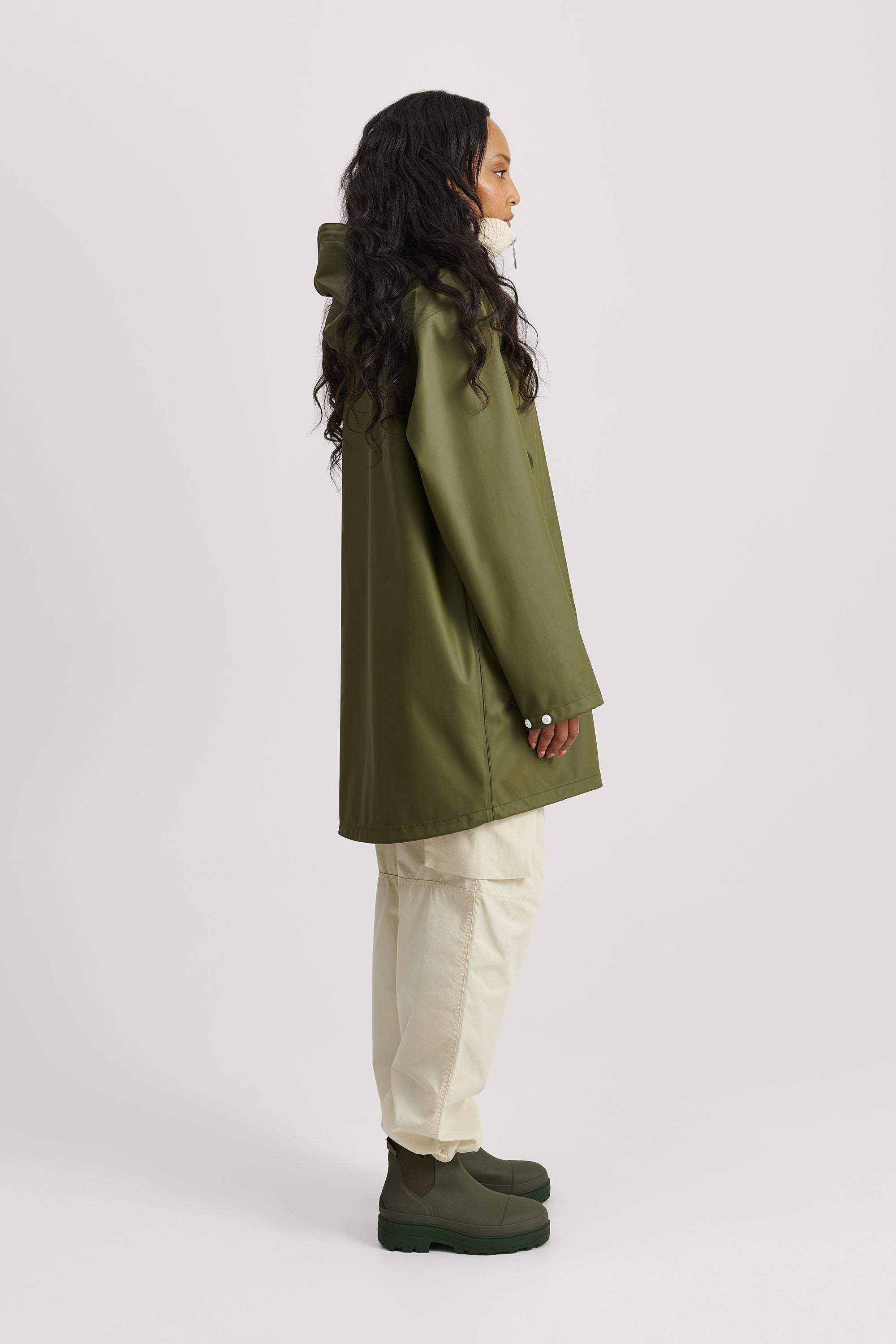 Tretorn Wings Jacket Forest Green model side