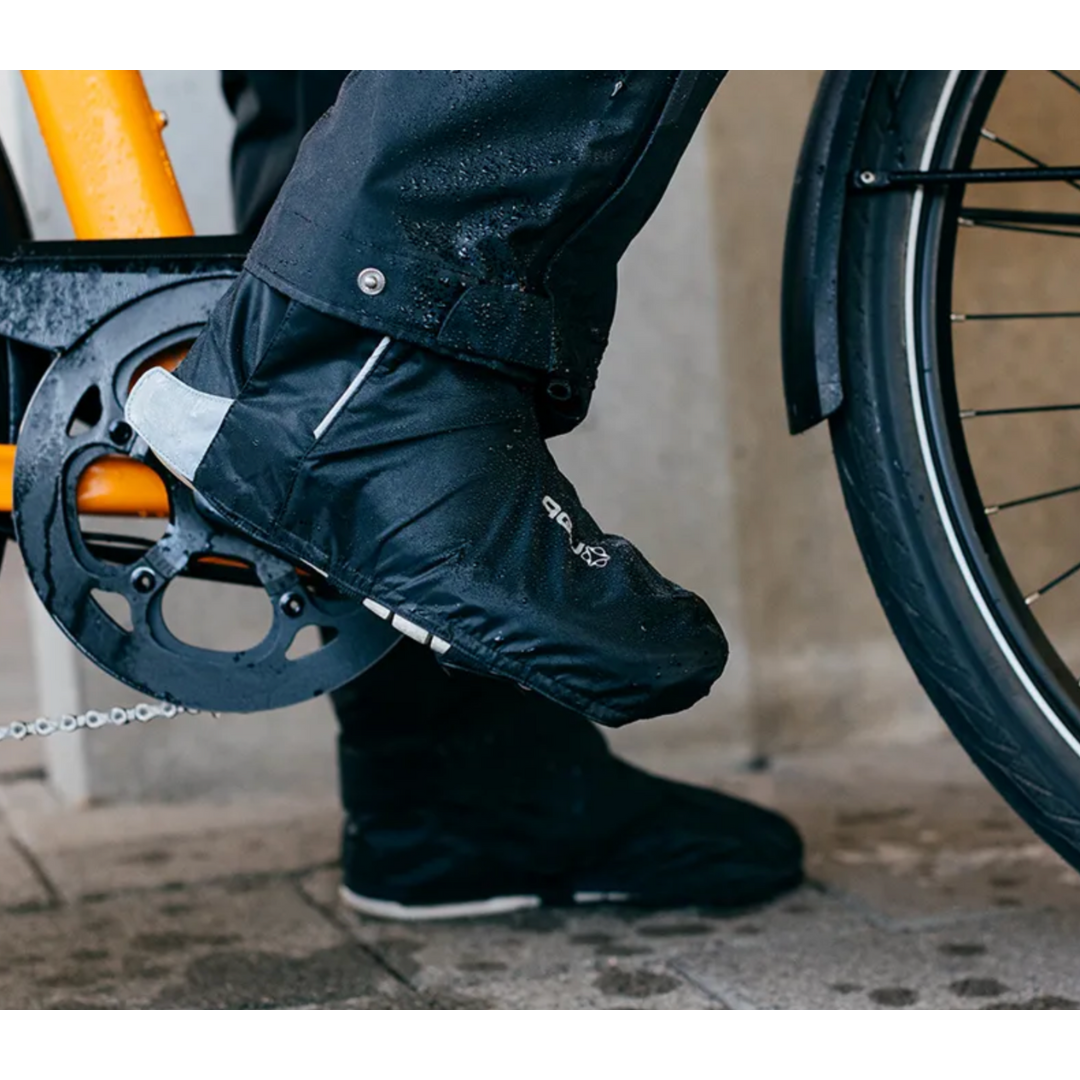 regen fahrradschuhe AGU FAHRRADSCHUHE REFLECTION SHORT SCHWARZ
