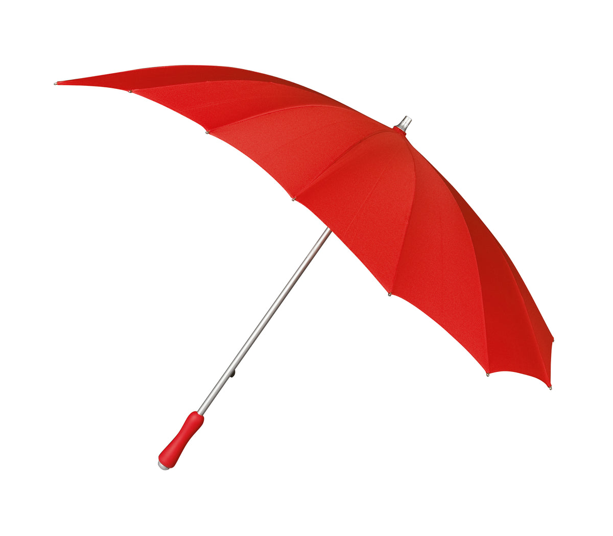 Falcone hartvormige paraplu rood, productdetail 8