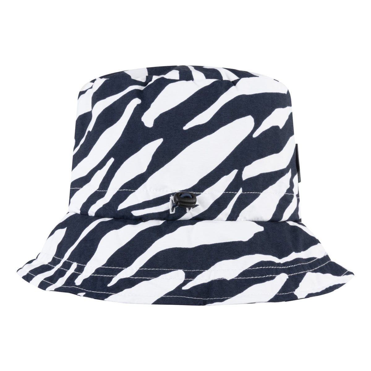 Happy Rainy Days opvouwbaar regenhoedje Zebra blauw wit – voorkant